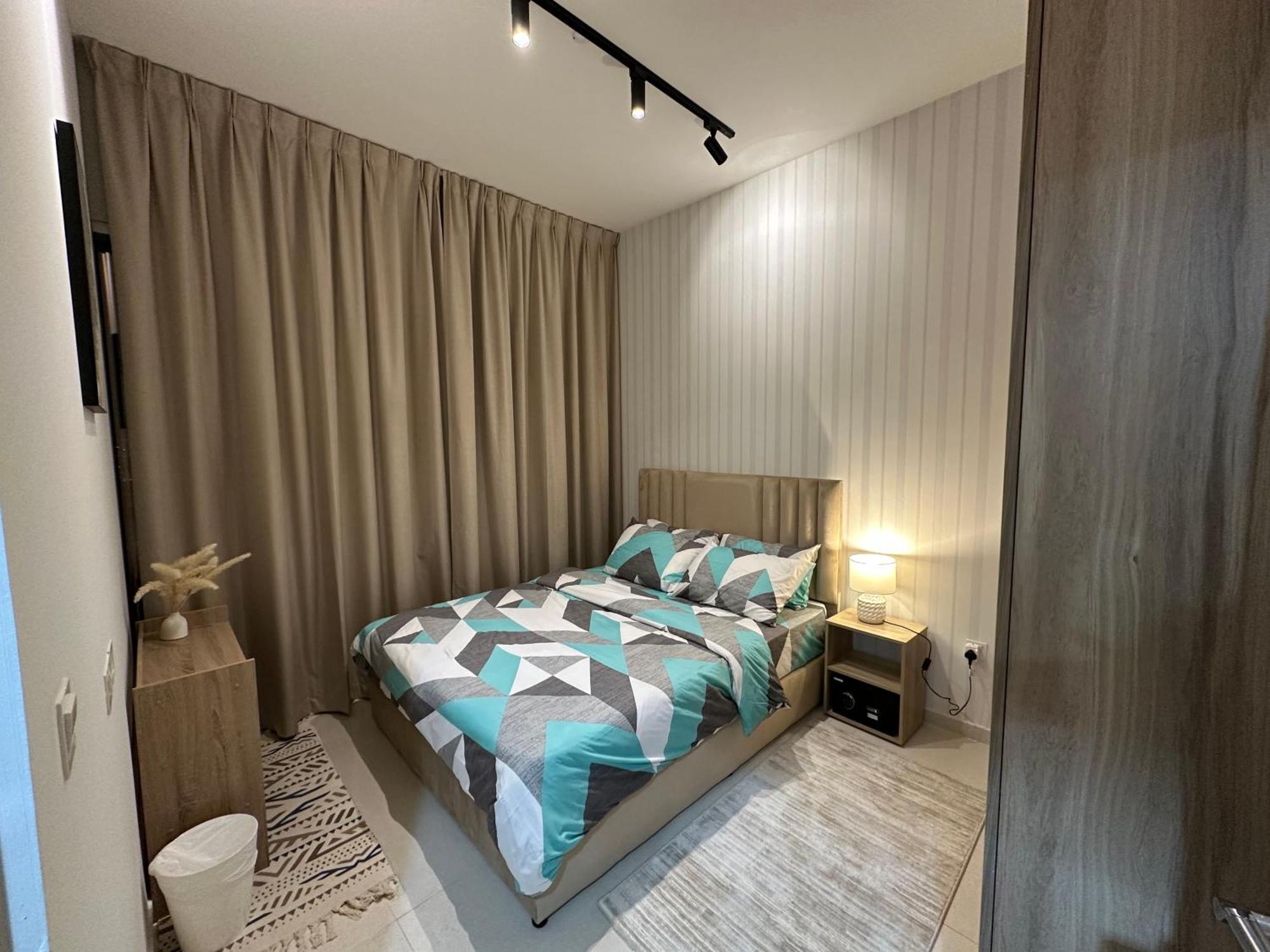 Cozy Golf & View 1br Apartment,damac Hills 1 Apartment