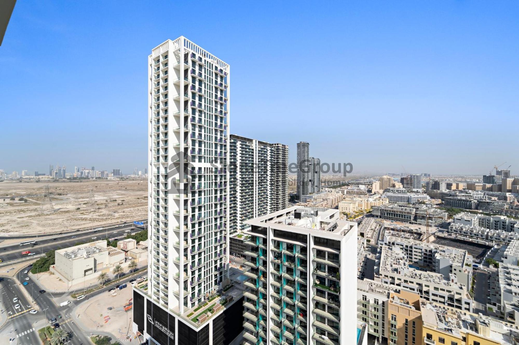 High-floor And Spacious 1br At Binghatti Emerald Apartment