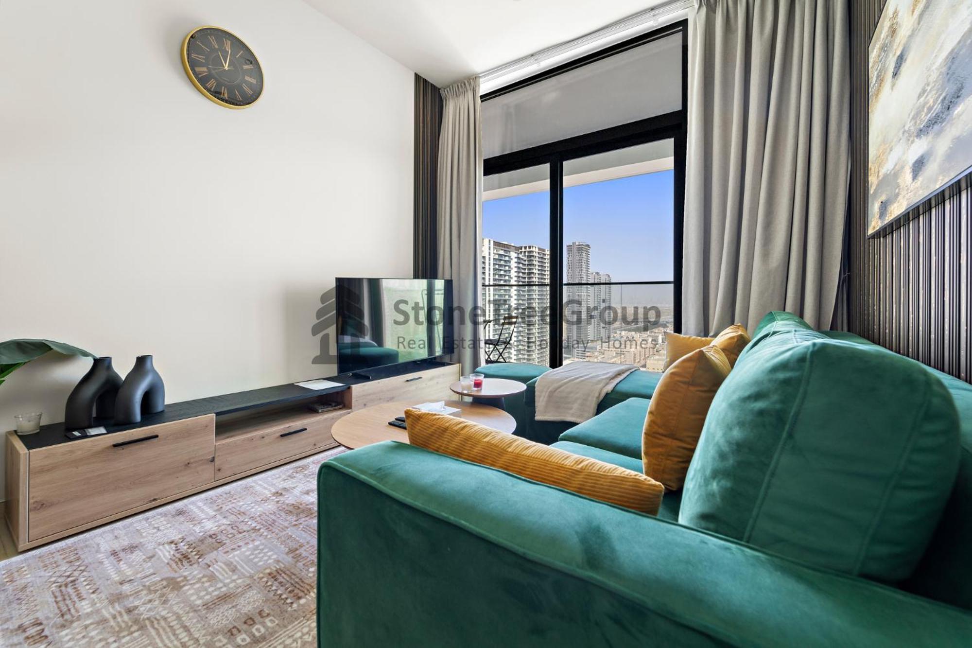 High-floor And Spacious 1br At Binghatti Emerald Apartment Dubai