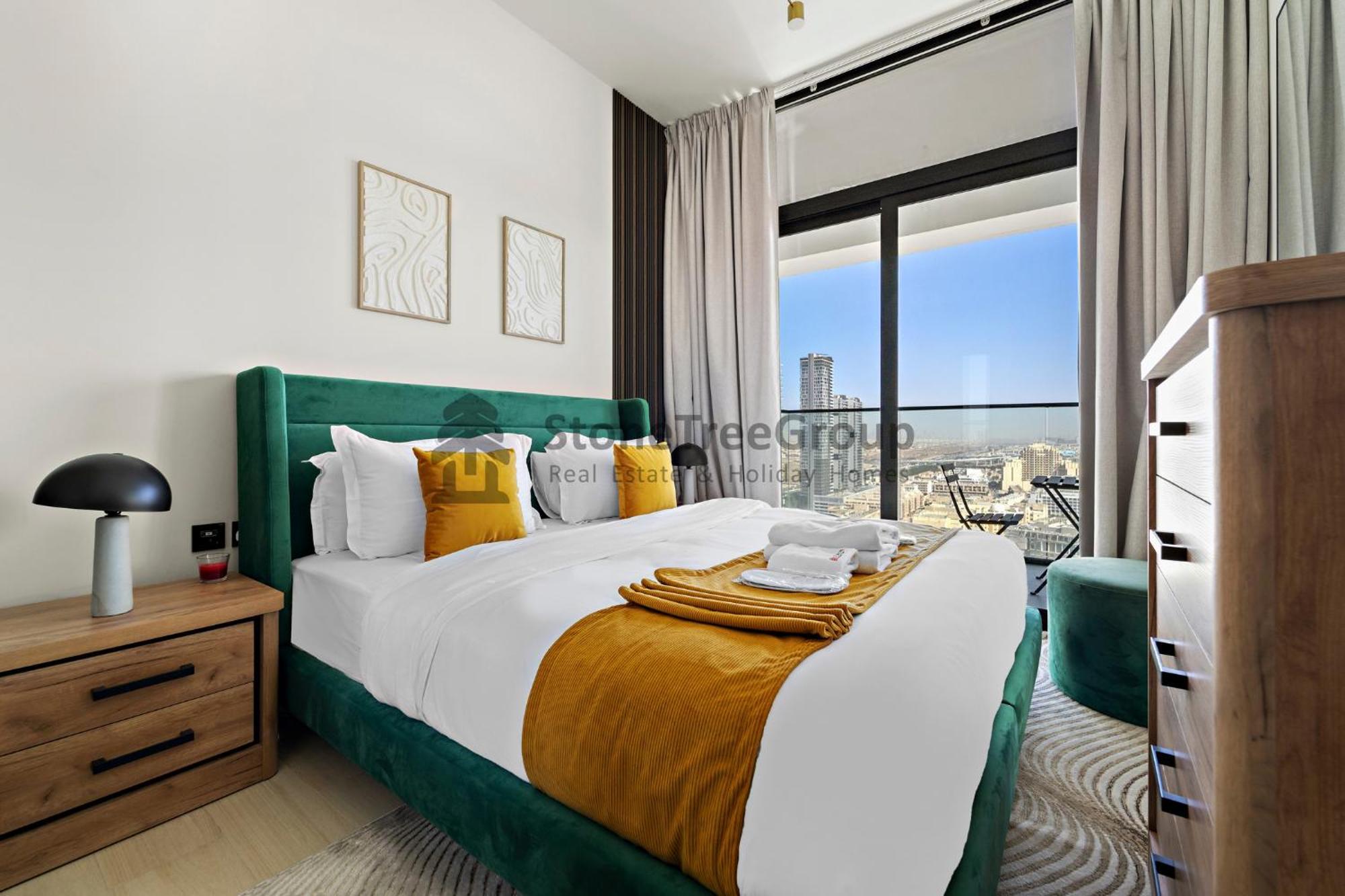 High-floor And Spacious 1br At Binghatti Emerald Apartment