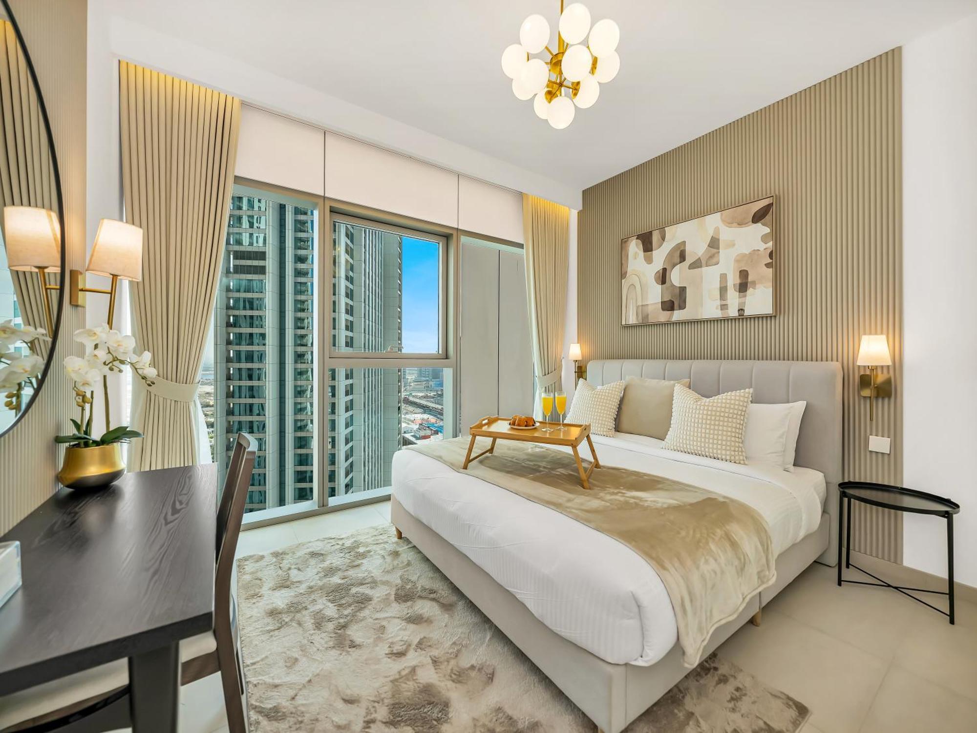 Lux 3br Maid With Burj View Mall Connect Apartment
