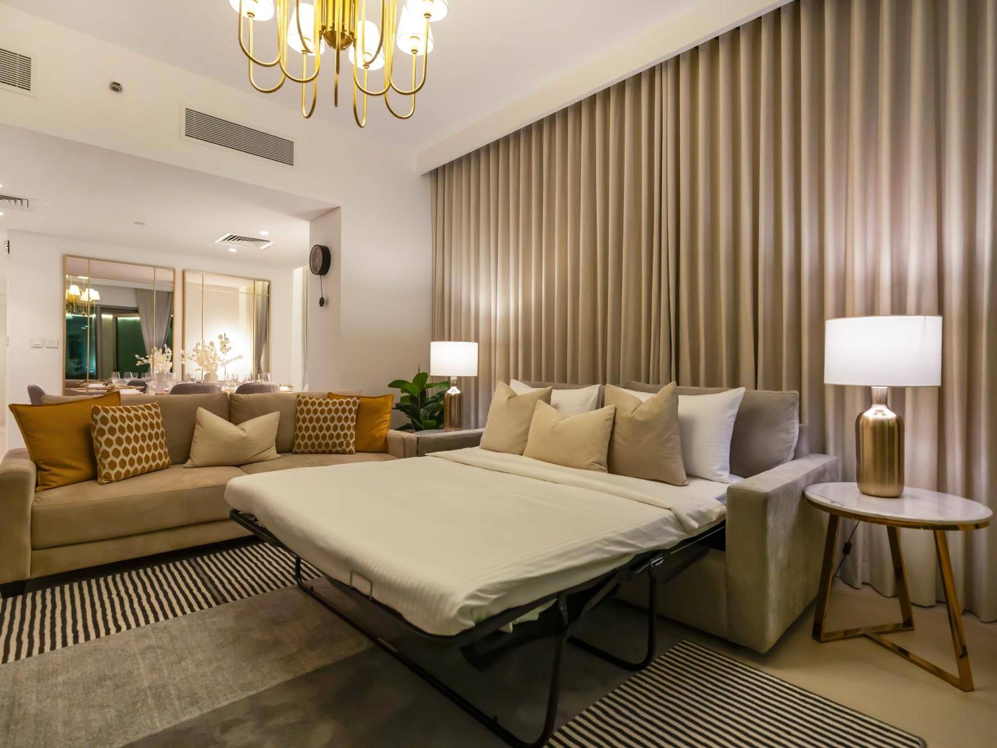 Lux 3br Maid With Burj View Mall Connect Apartment
