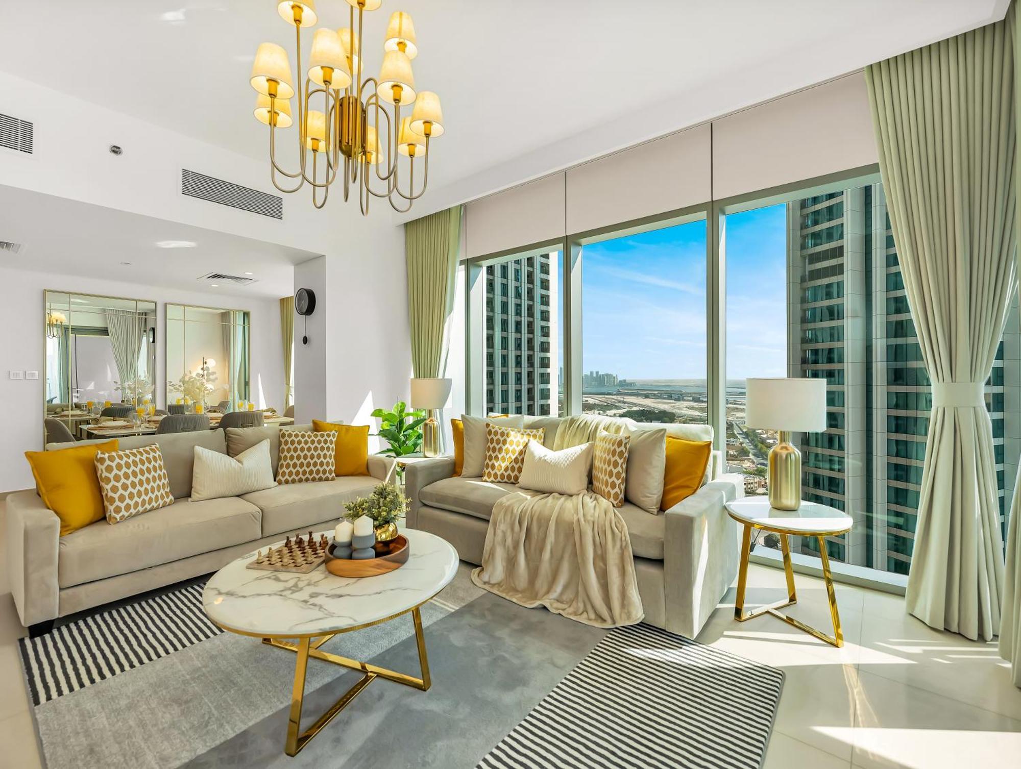 Apartment Lux 3br Maid With Burj View Mall Connect