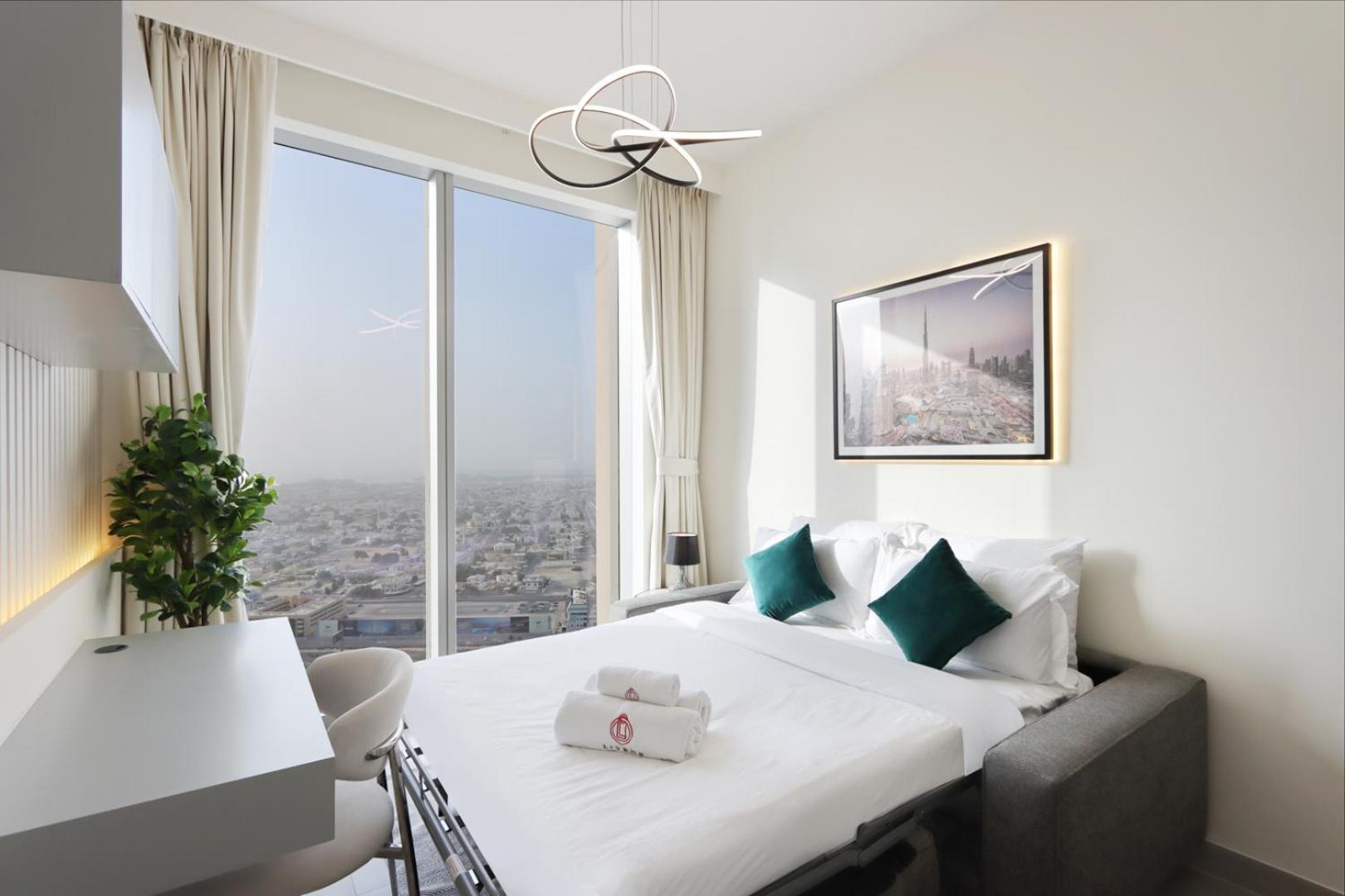 Livbnb-2b With Convertible Office,5min To Burj Khalifa Apartment *