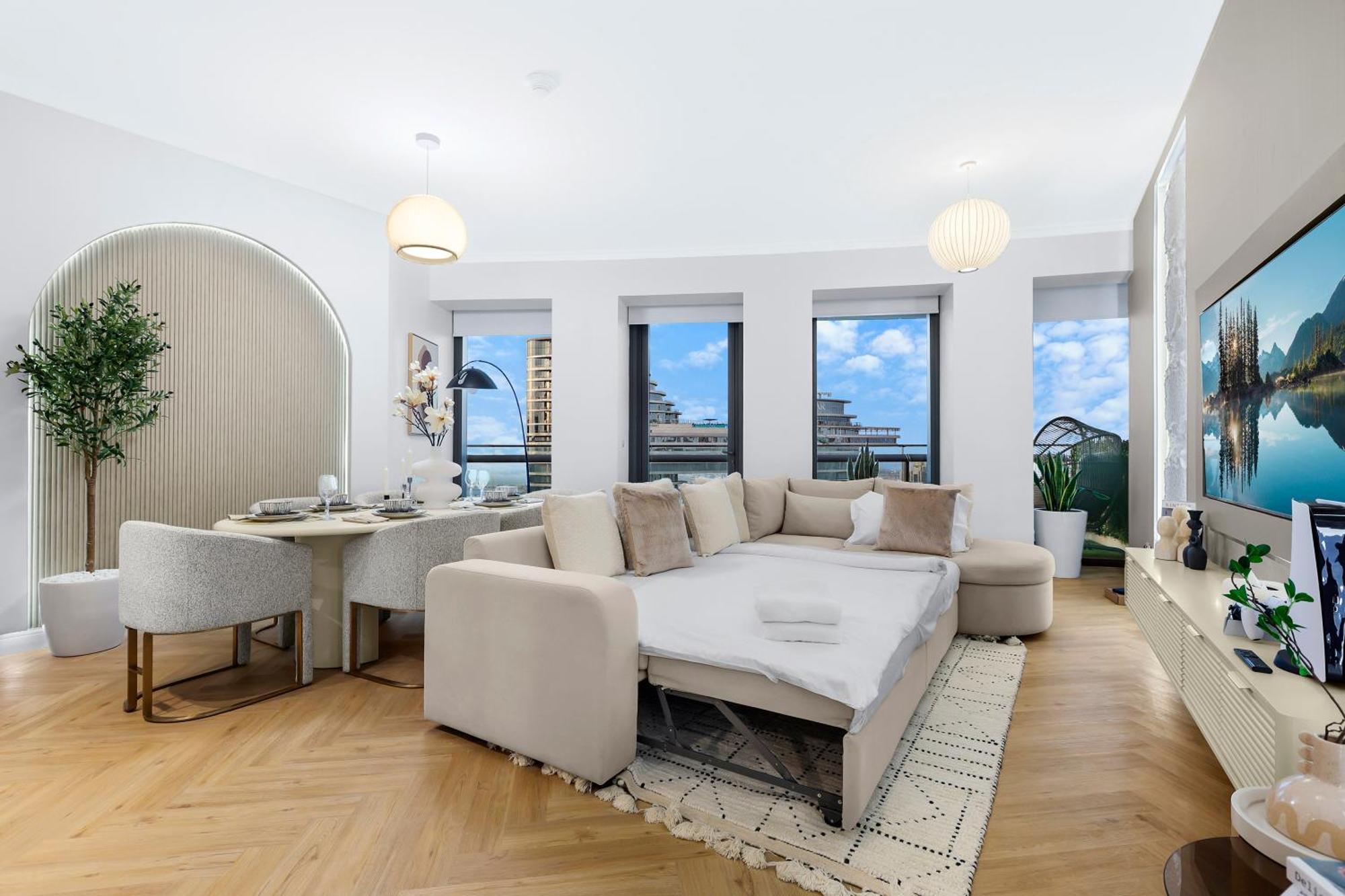 Apartamento First Class 2br With Full Skyline & Sea View Dubai