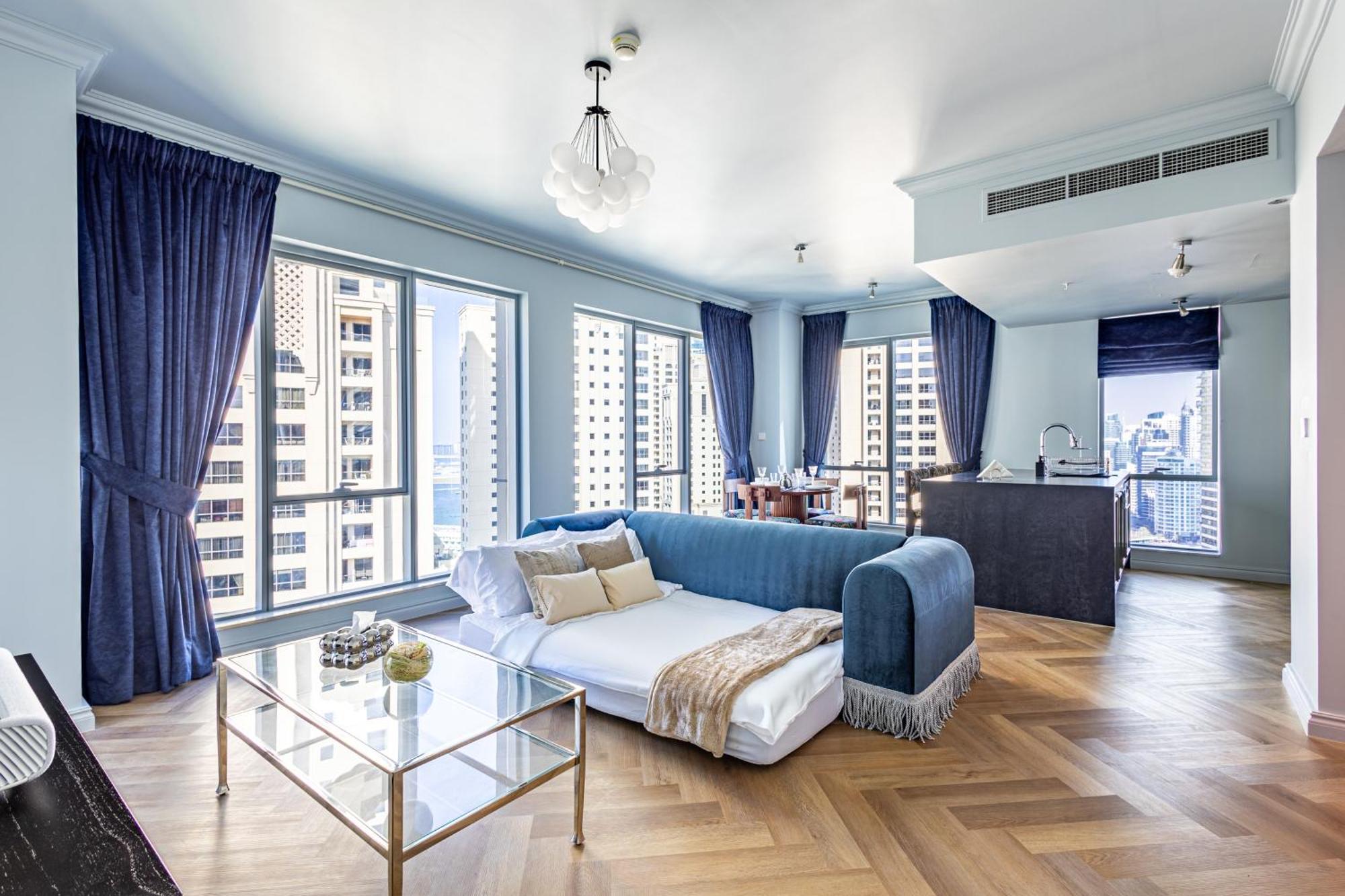 Unique Jbr Gem - Full Sea View - Designer's Choice - 5 Min Walk From Jbr Apartment Dubai