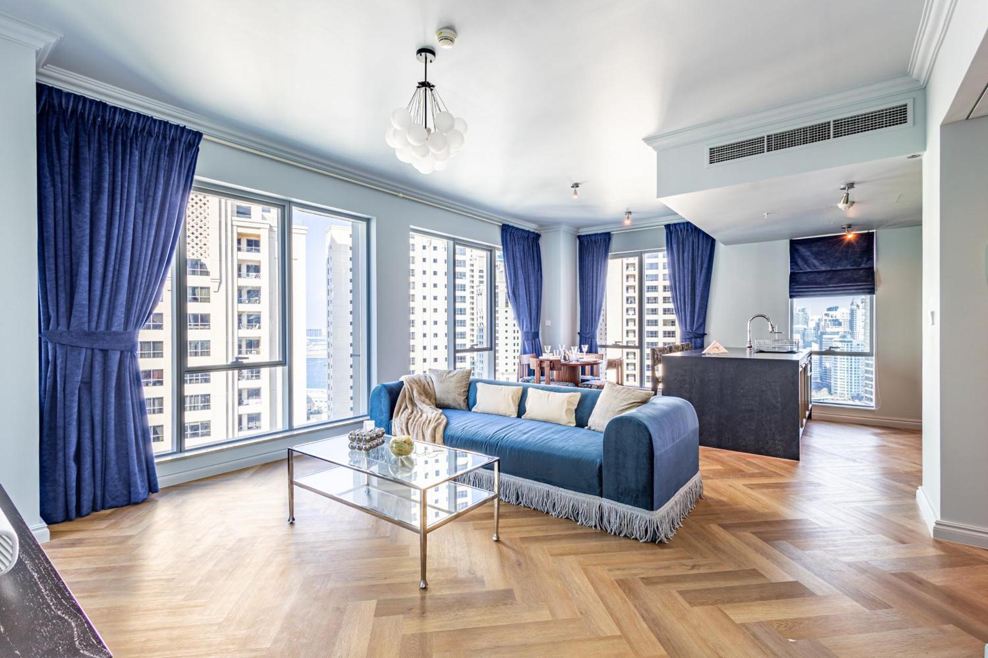 Unique Jbr Gem - Full Sea View - Designer's Choice - 5 Min Walk From Jbr Dubai