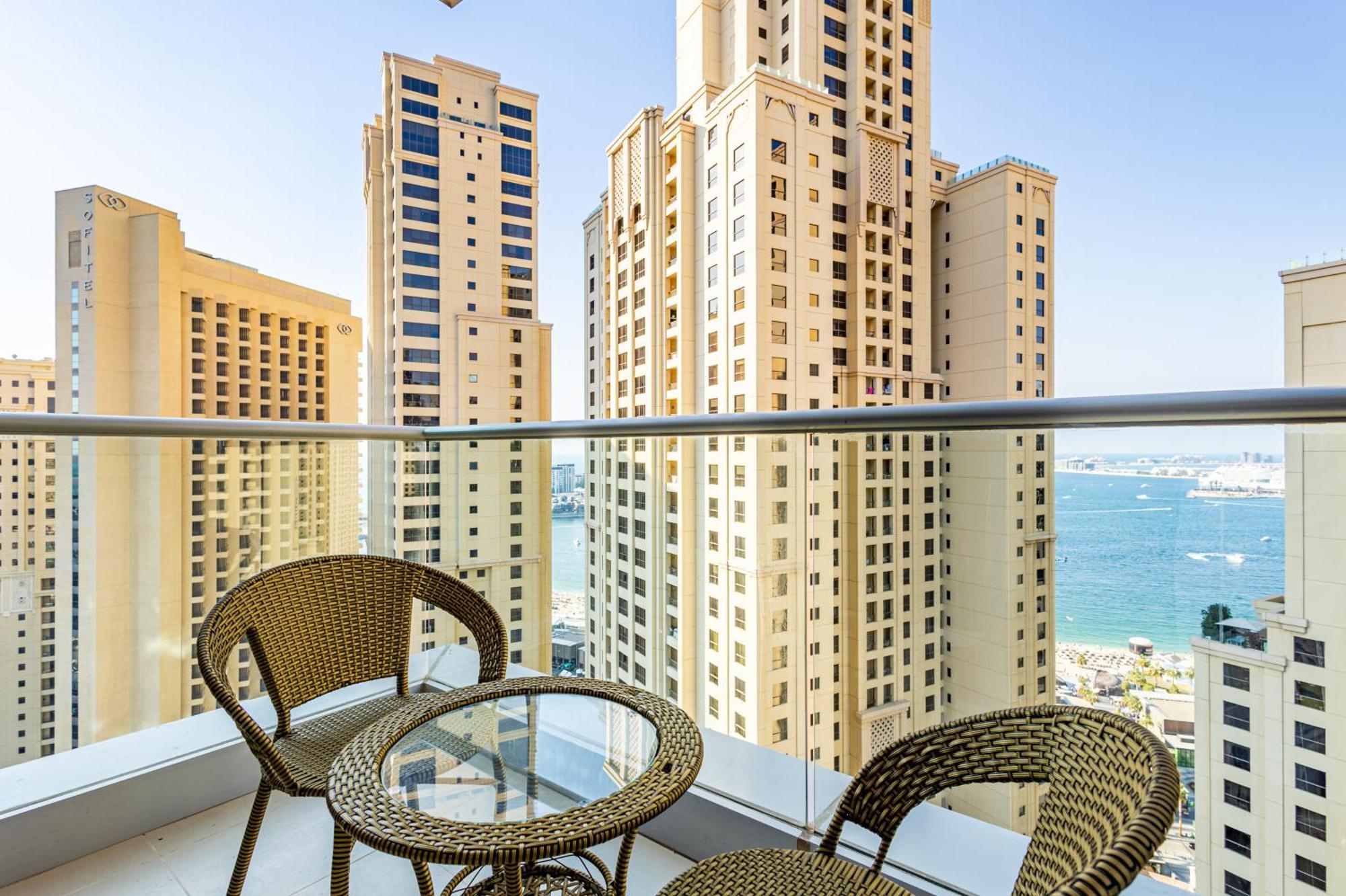 Unique Jbr Gem - Full Sea View - Designer's Choice - 5 Min Walk From Jbr Apartment Dubai
