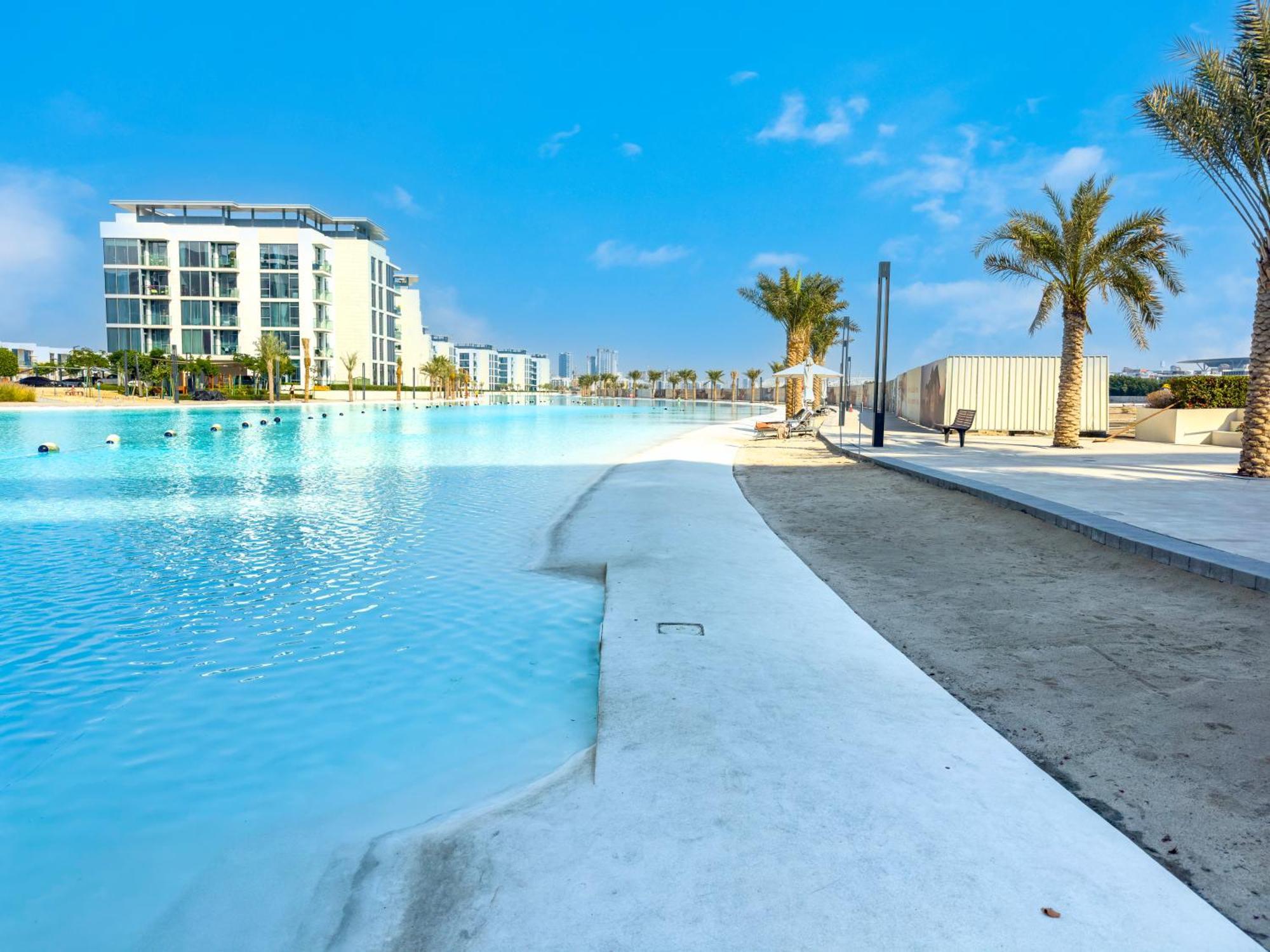Bookable - District One, Crystal Lagos - 2 Bedroom With Study Apartment Dubai
