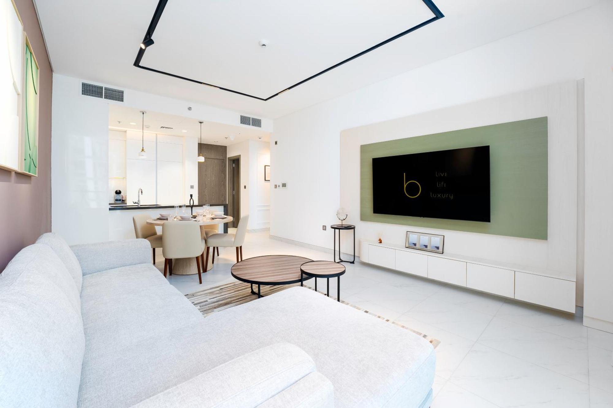 Apartment Bookable - District One, Crystal Lagos - 2 Bedroom With Study Dubai