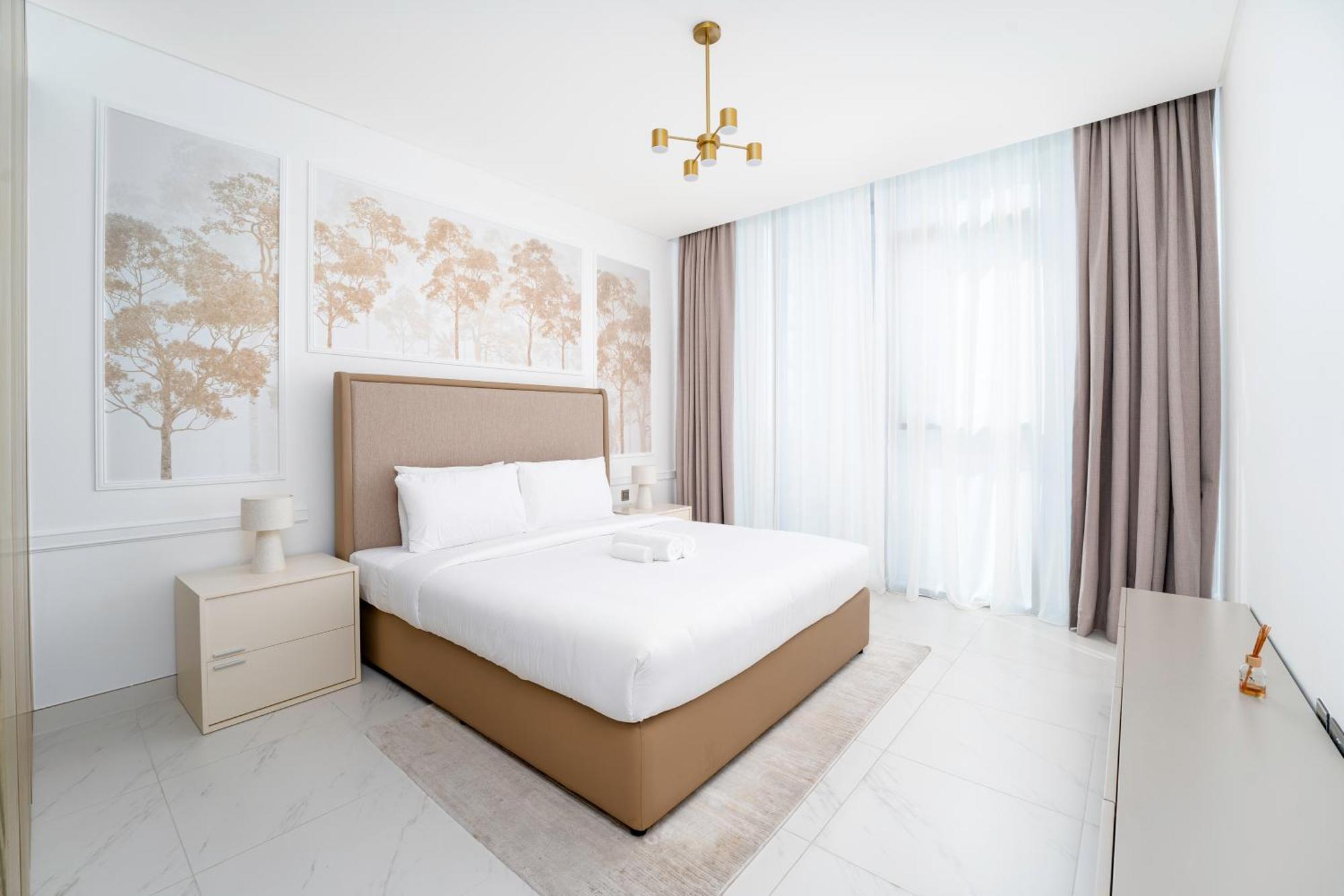 Apartment Bookable - District One, Crystal Lagos - 2 Bedroom With Study Dubai