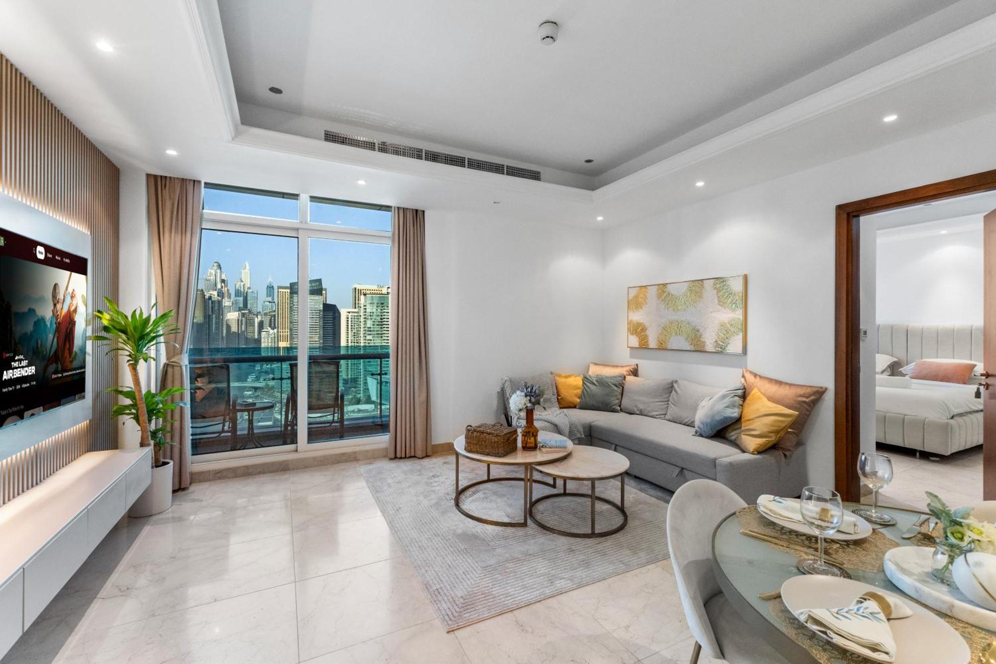 Elegant One Bed - Panoramic Marina Views - Near Jbr &