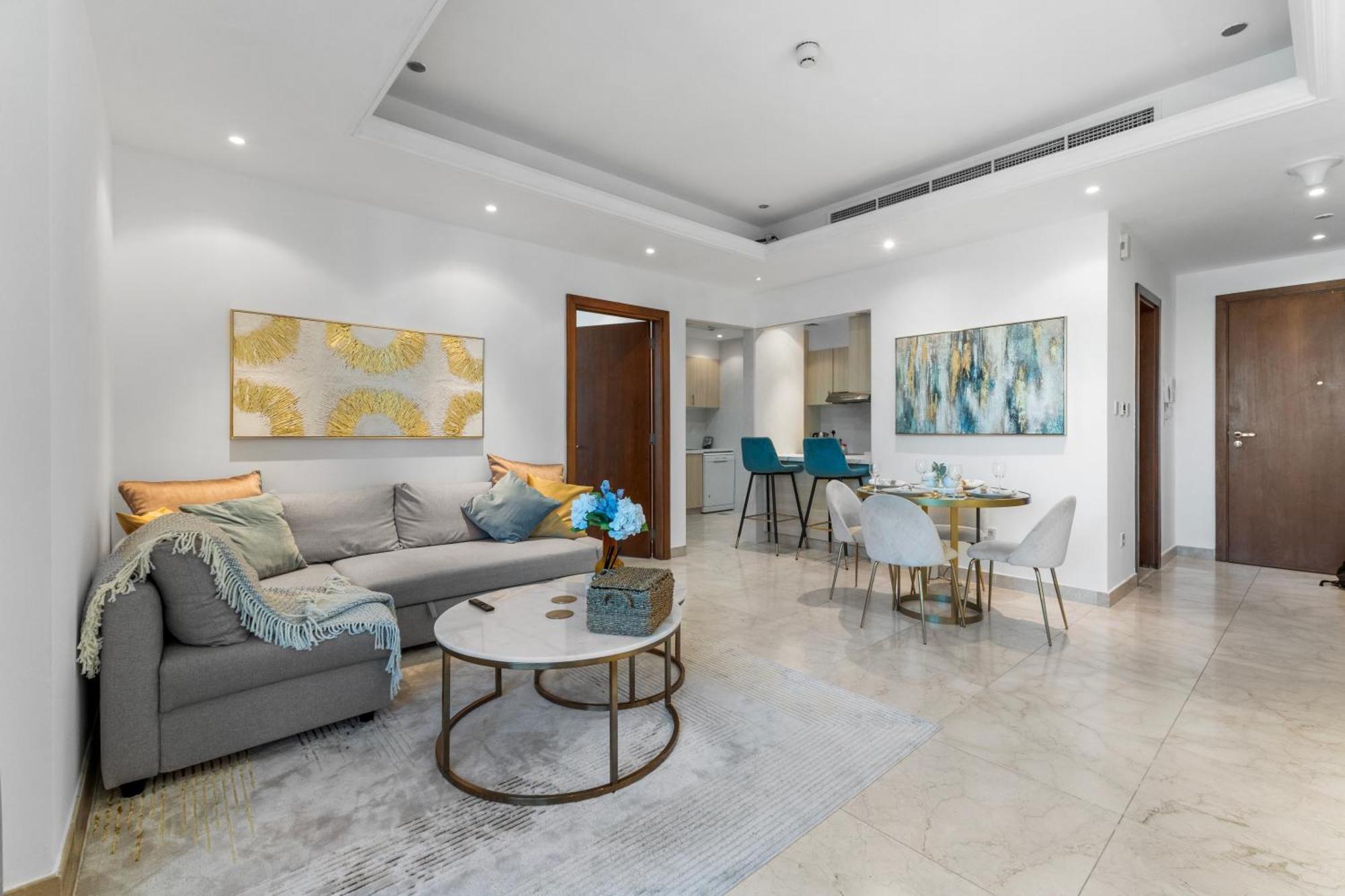 Apartment Elegant One Bed - Panoramic Marina Views - Near Jbr & *