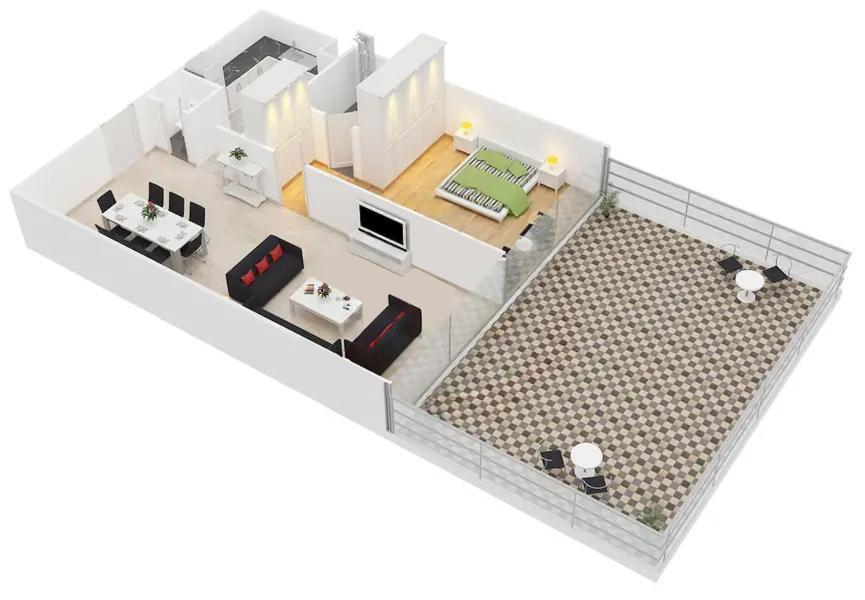 Lux - Opulent Island 3 Apartment Dubai