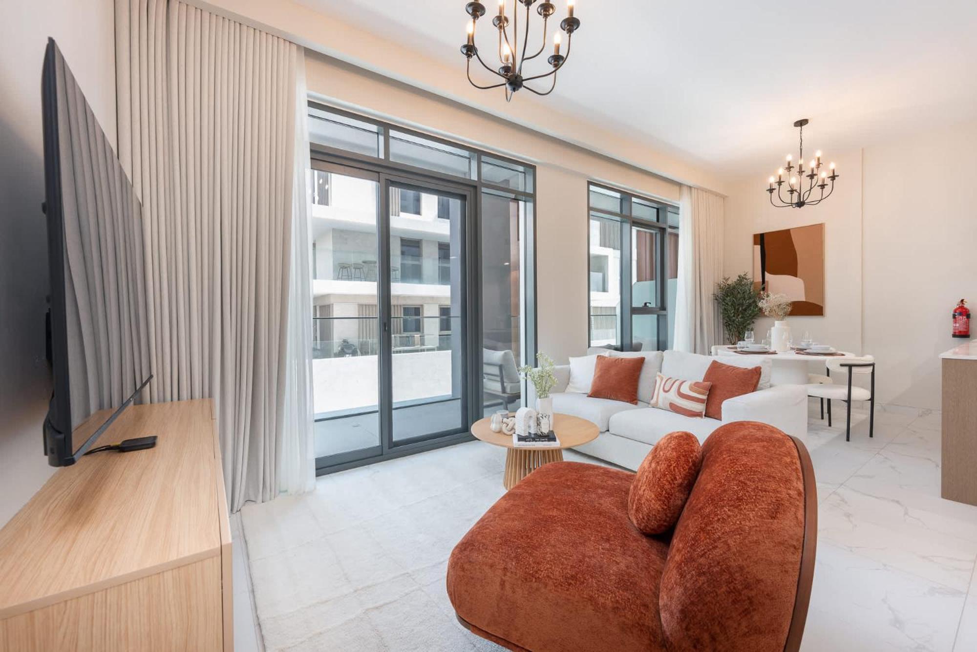 Daire Wonderful 2-bedroom Perfect For Family In Meydan Mbr Dubai