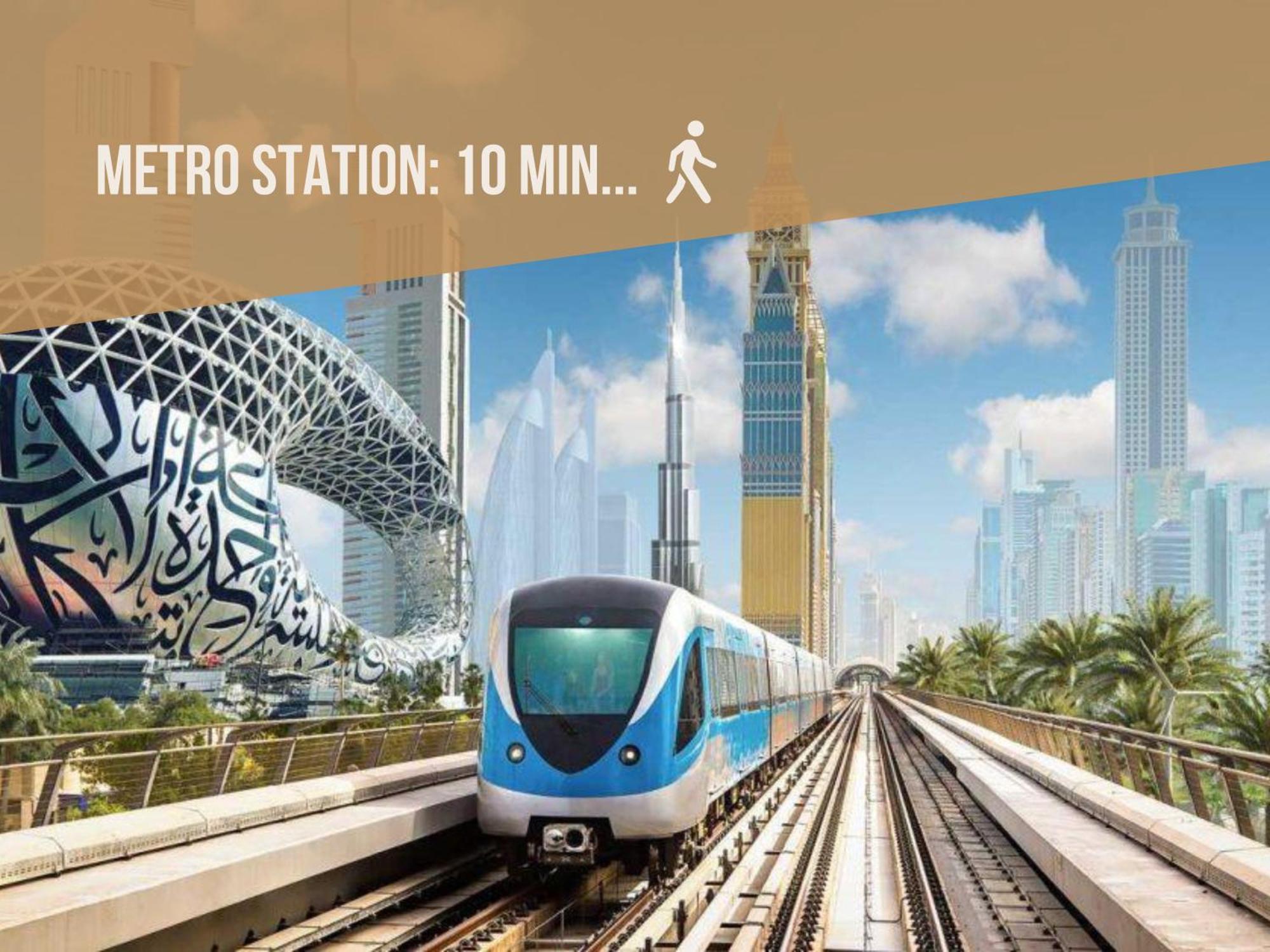 Al Furjan By In Homes - Marina 12min - Self Checkin - Metro - Parking