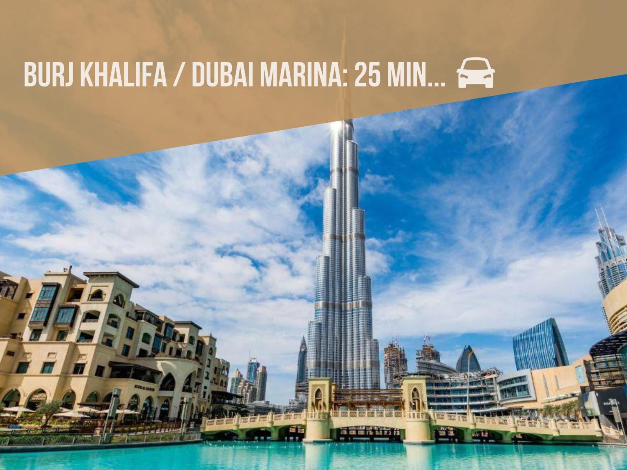 Apartamento Al Furjan By In Homes - Marina 12min - Self Checkin - Metro - Parking Dubai