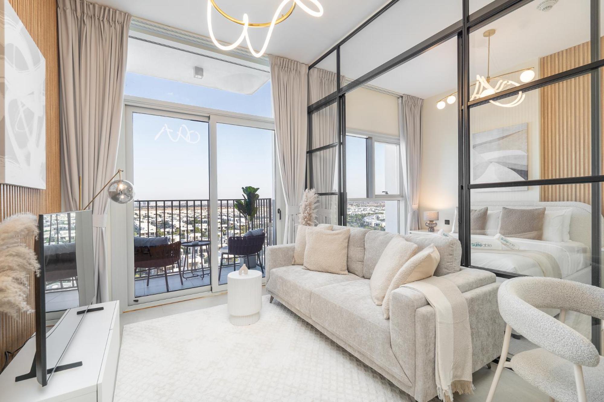Elegant 1br Getaway For Relaxation In Hills Apartment Dubai
