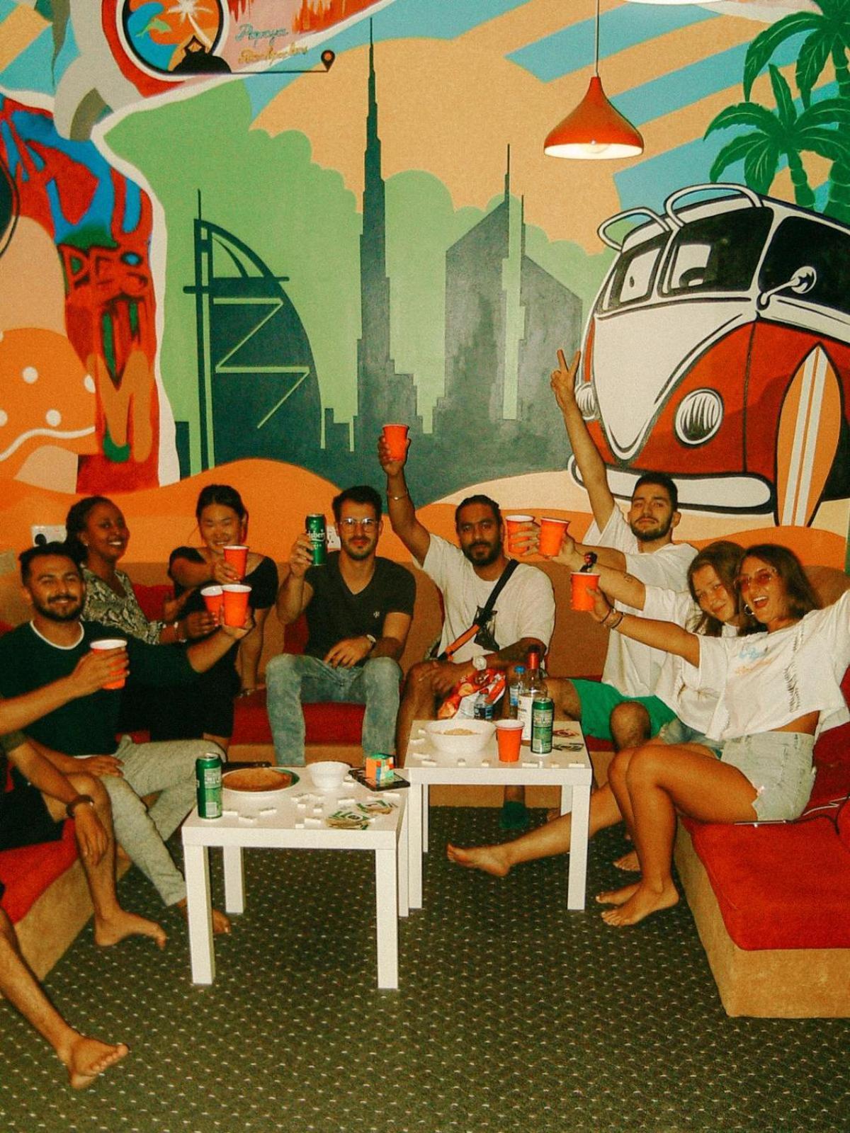 Hotel cápsula Papaya Backpackers Dubai