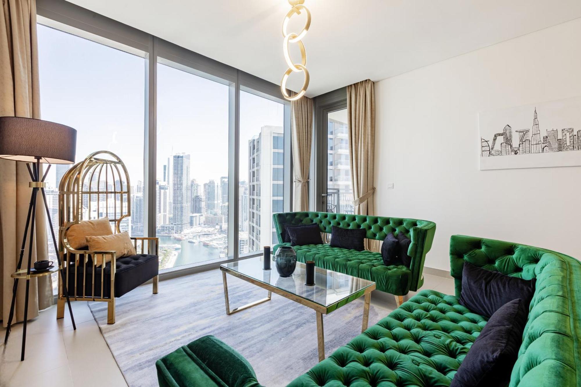 Apartment Elegantescapes - Large 2br W Marina And Sea View Dubai