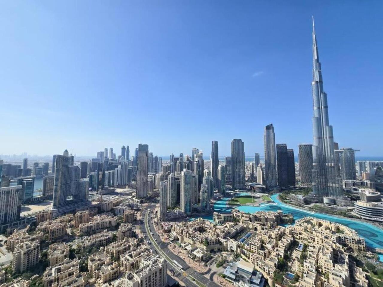 Apartment Brown Stone - Fountain & Burj Khalifa View