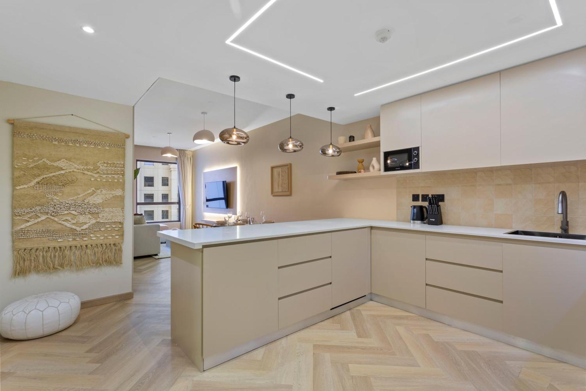 Beachside On Jbr Walk With Modern Interiors Apartment