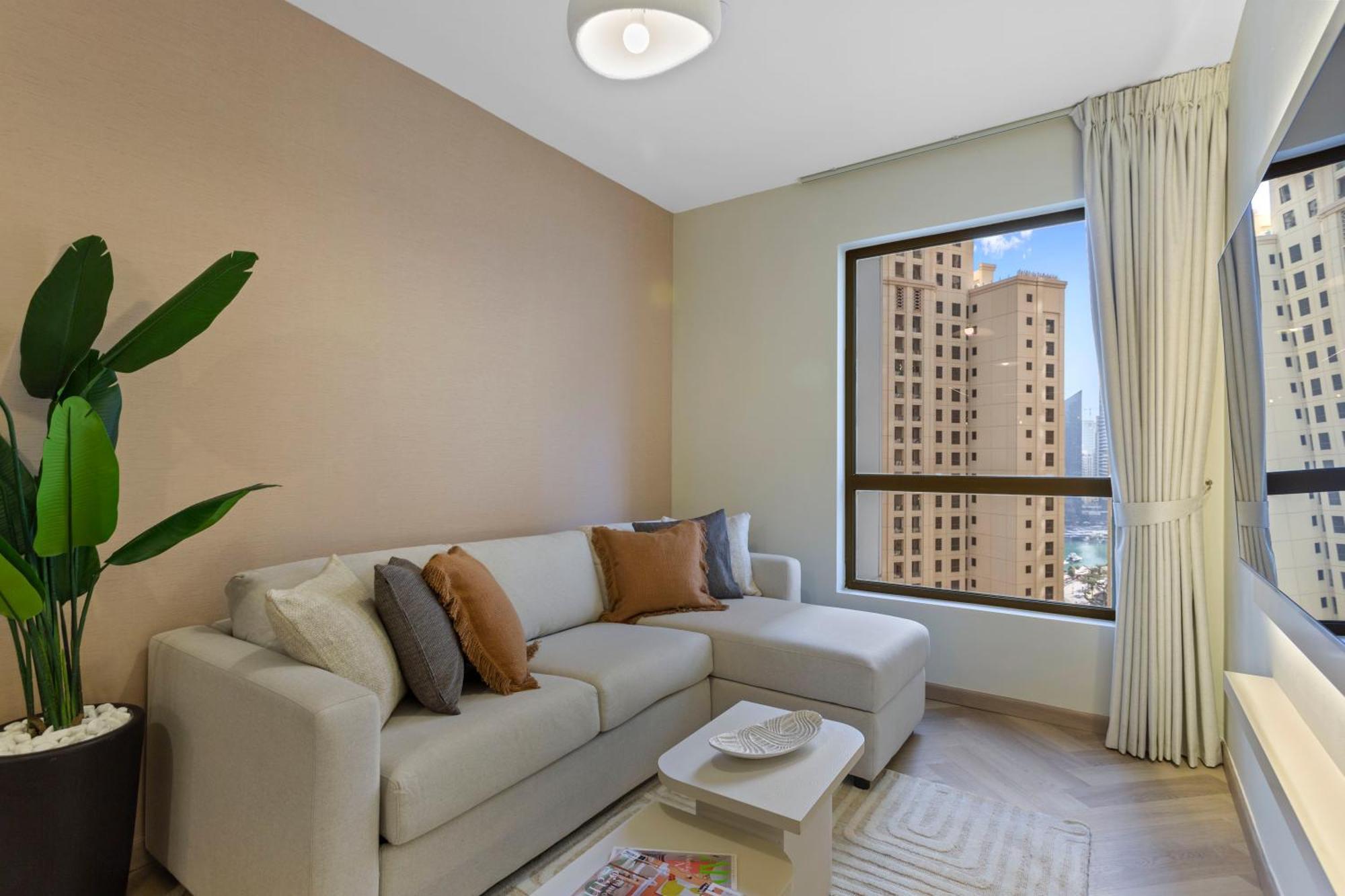 Beachside On Jbr Walk With Modern Interiors