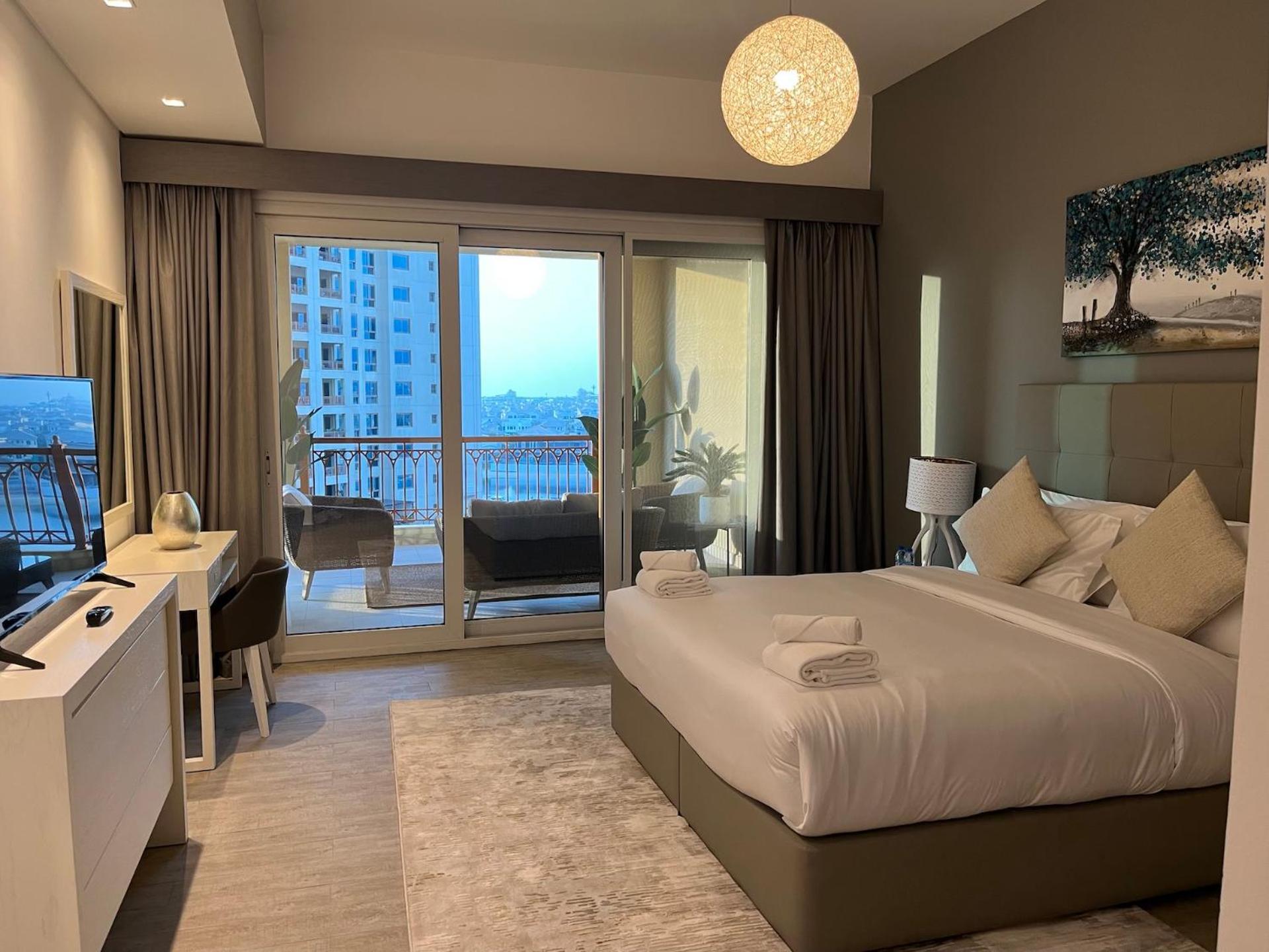 Apartment Luxury Sea View Near Five Palm - 2 Bedrooms - Pool - Gym Dubai