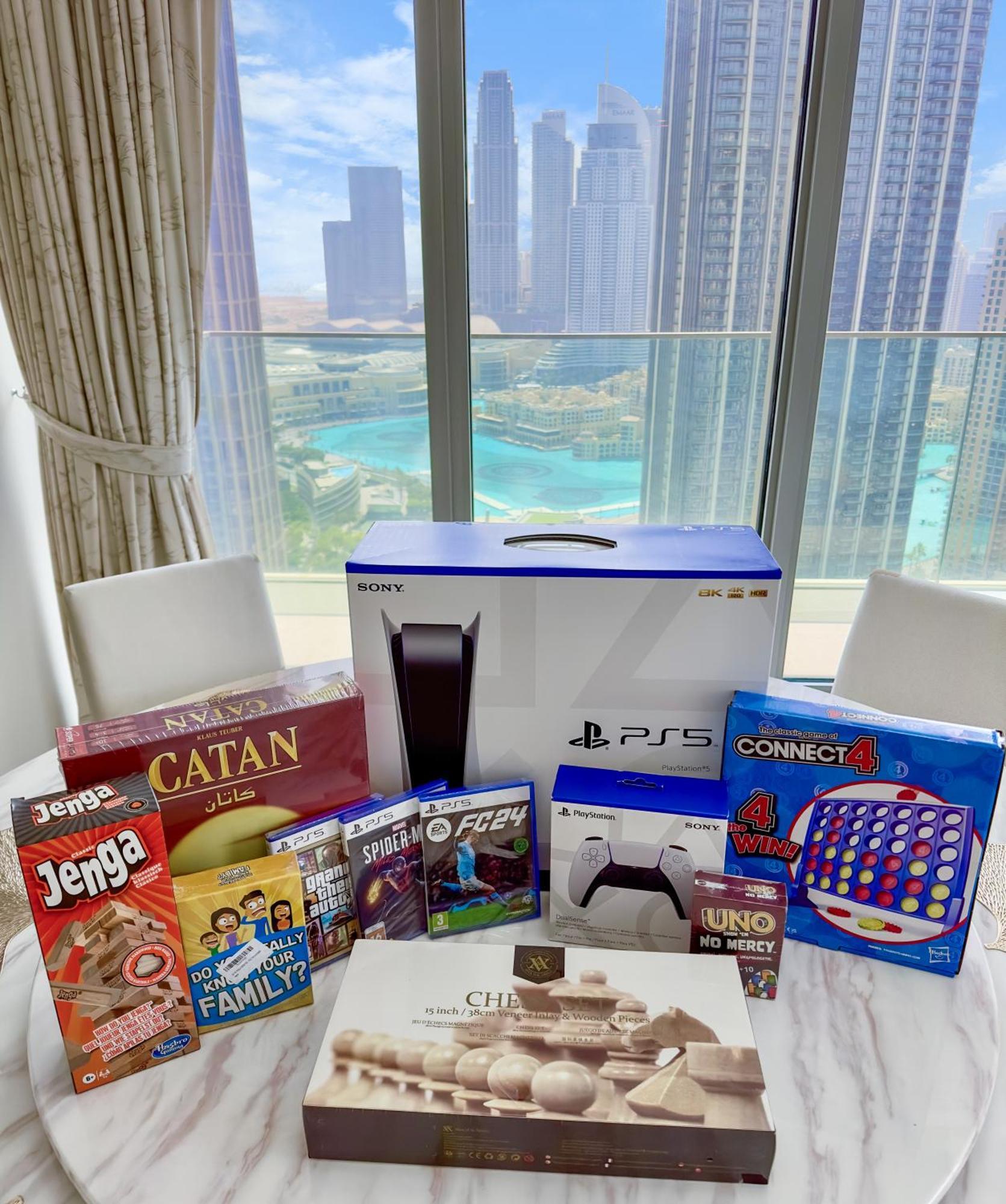 Incredible View - Fountain Show - 4br - Ps5 And Games Apartment Dubai