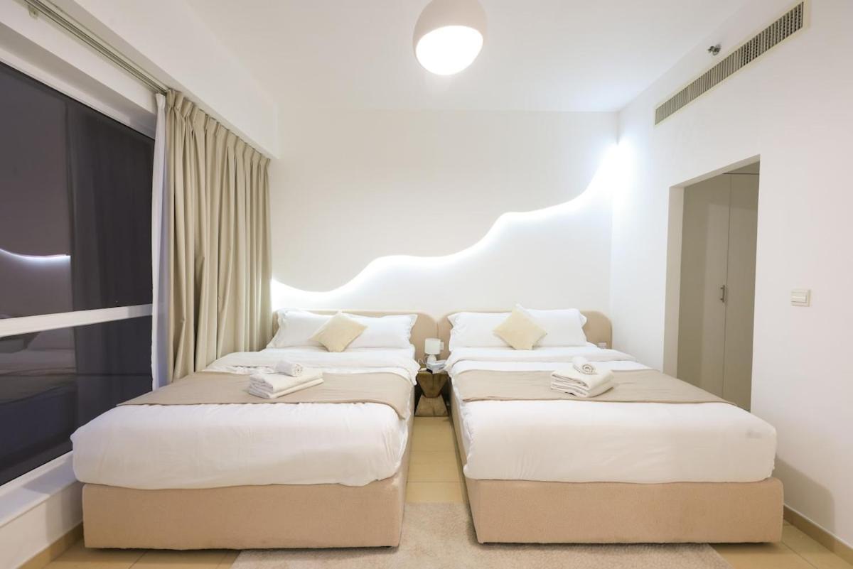 Maxstays - Cozy Jbr Beachfront Eye & Sunset Views - Gym & Pool - Free Parking Apartment Dubai