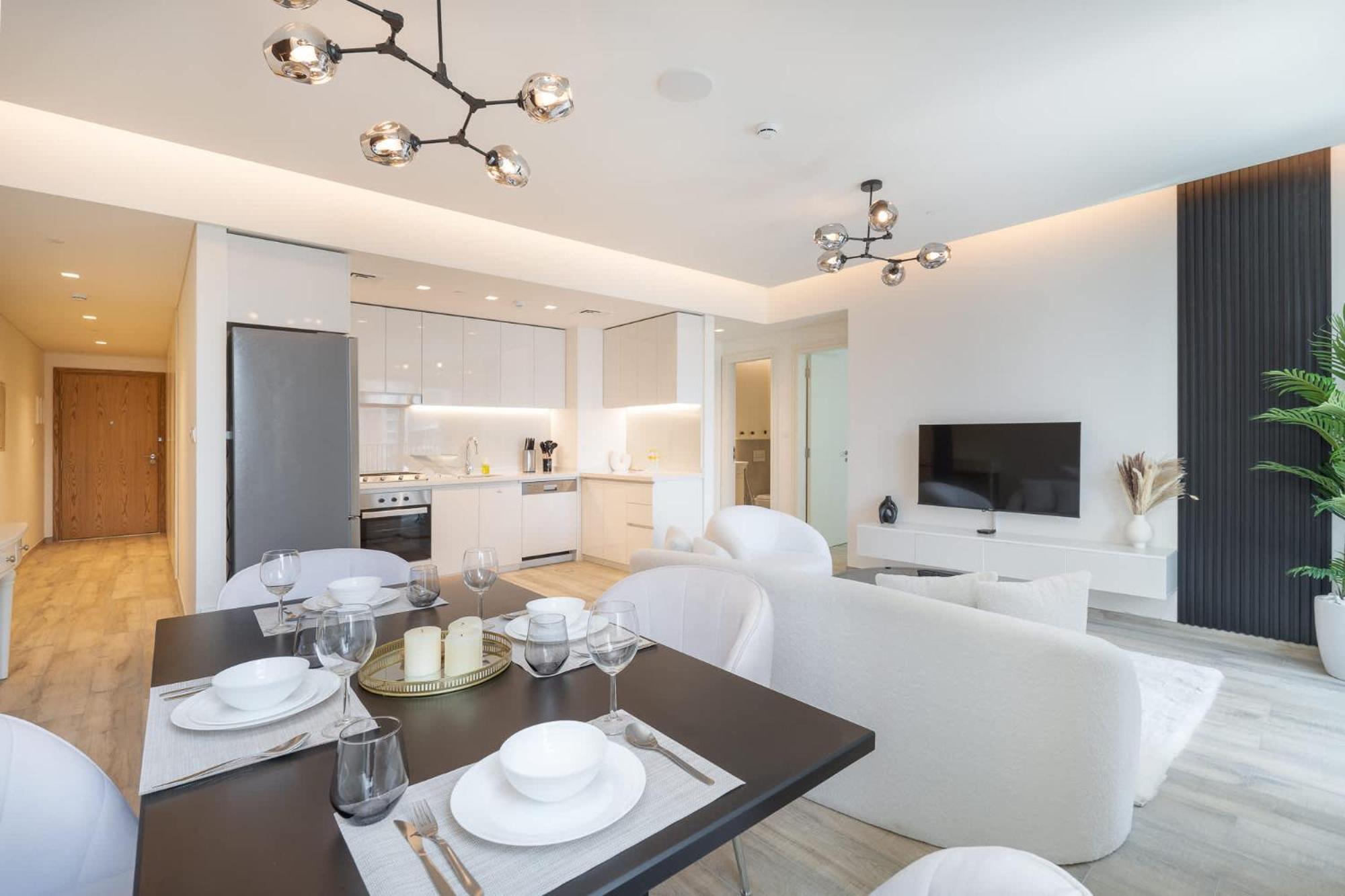 Apartment Elegant 1-bedroom For 2 Near To Burj Khalifa