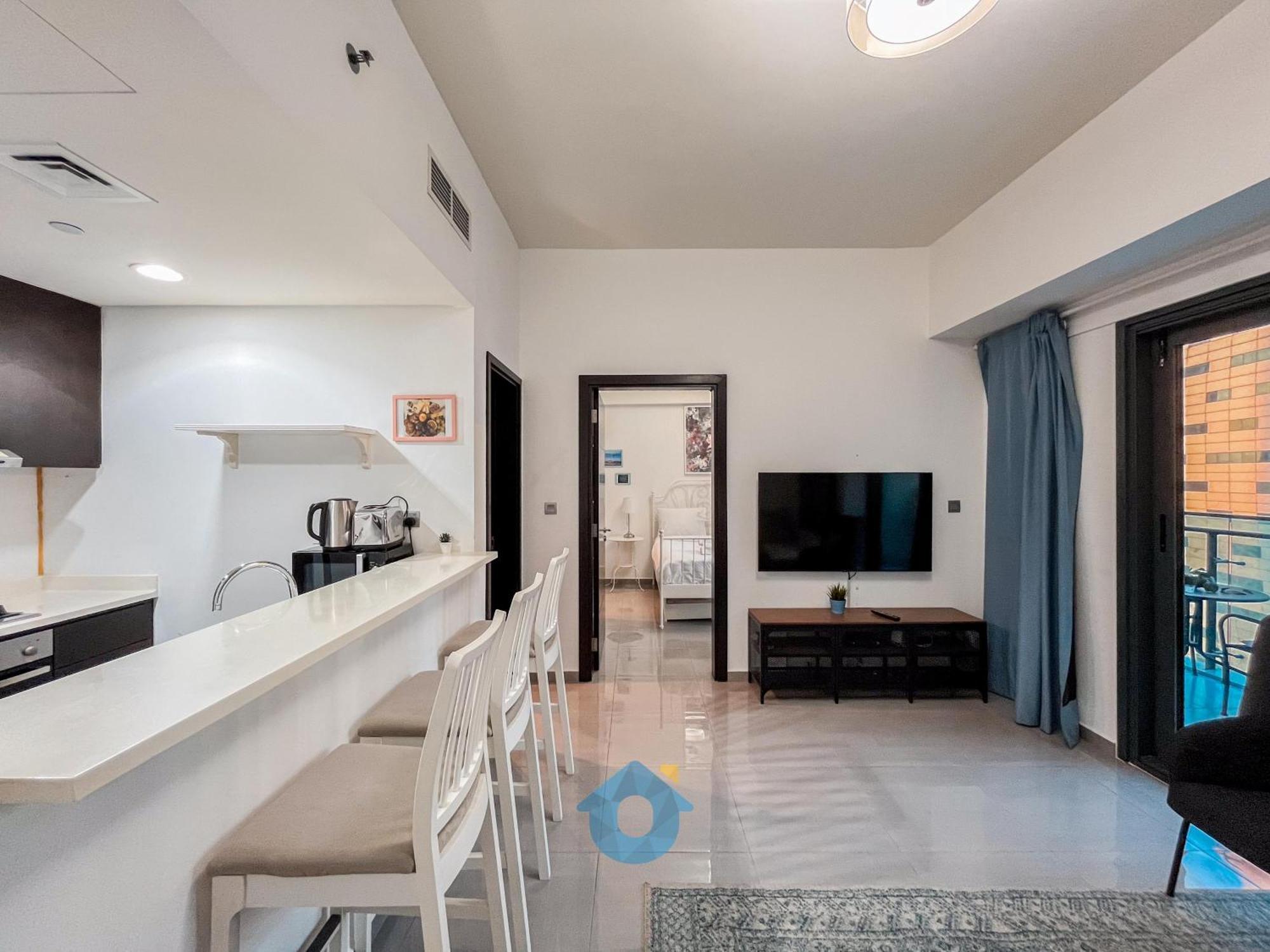 Like - 2618 Elegant 1-bedroom In Merano Tower, Business Bay, Apartment *