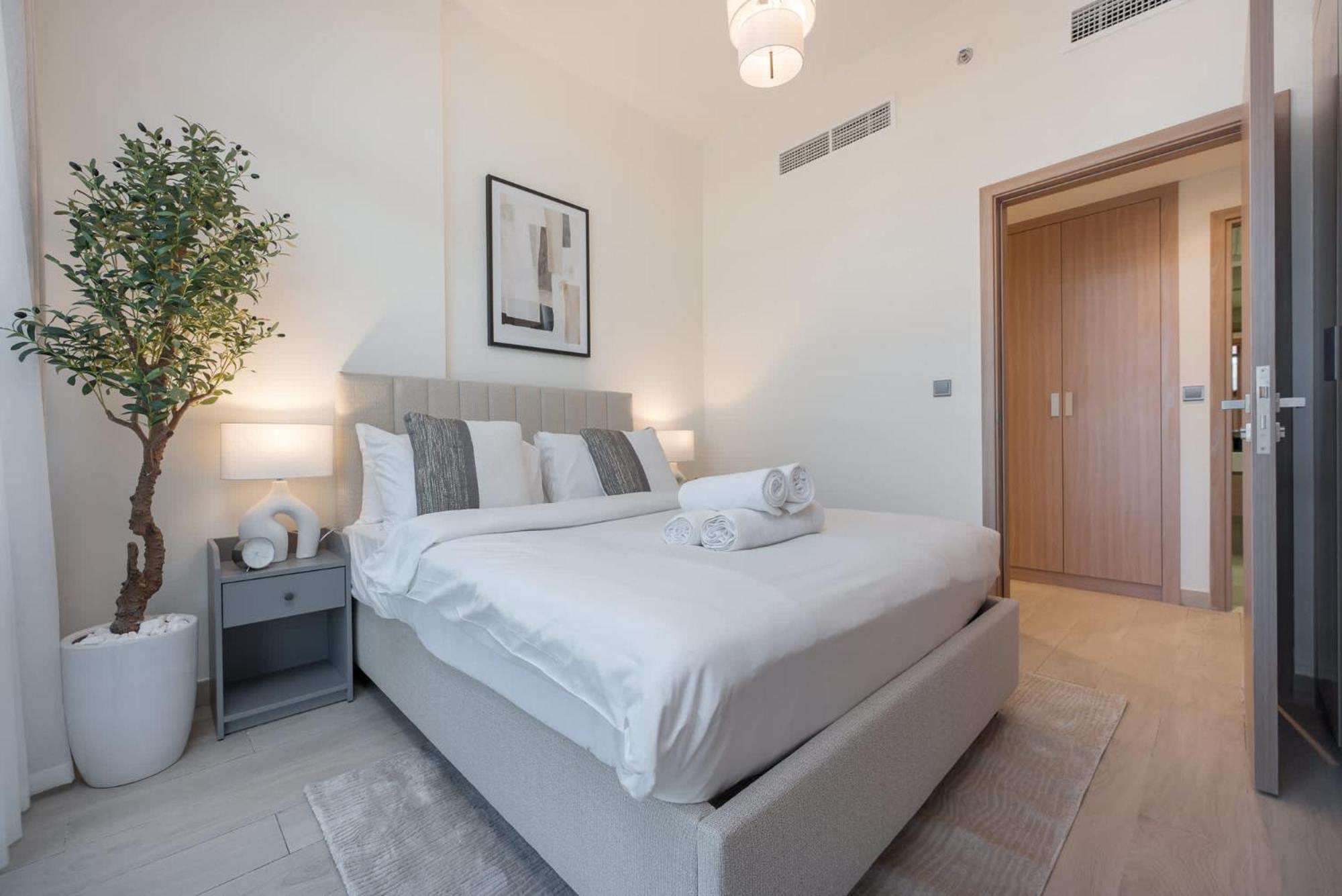 Apartamento Bright And Elegant 3-bedroom Escape Perfect For Families In Meydan *