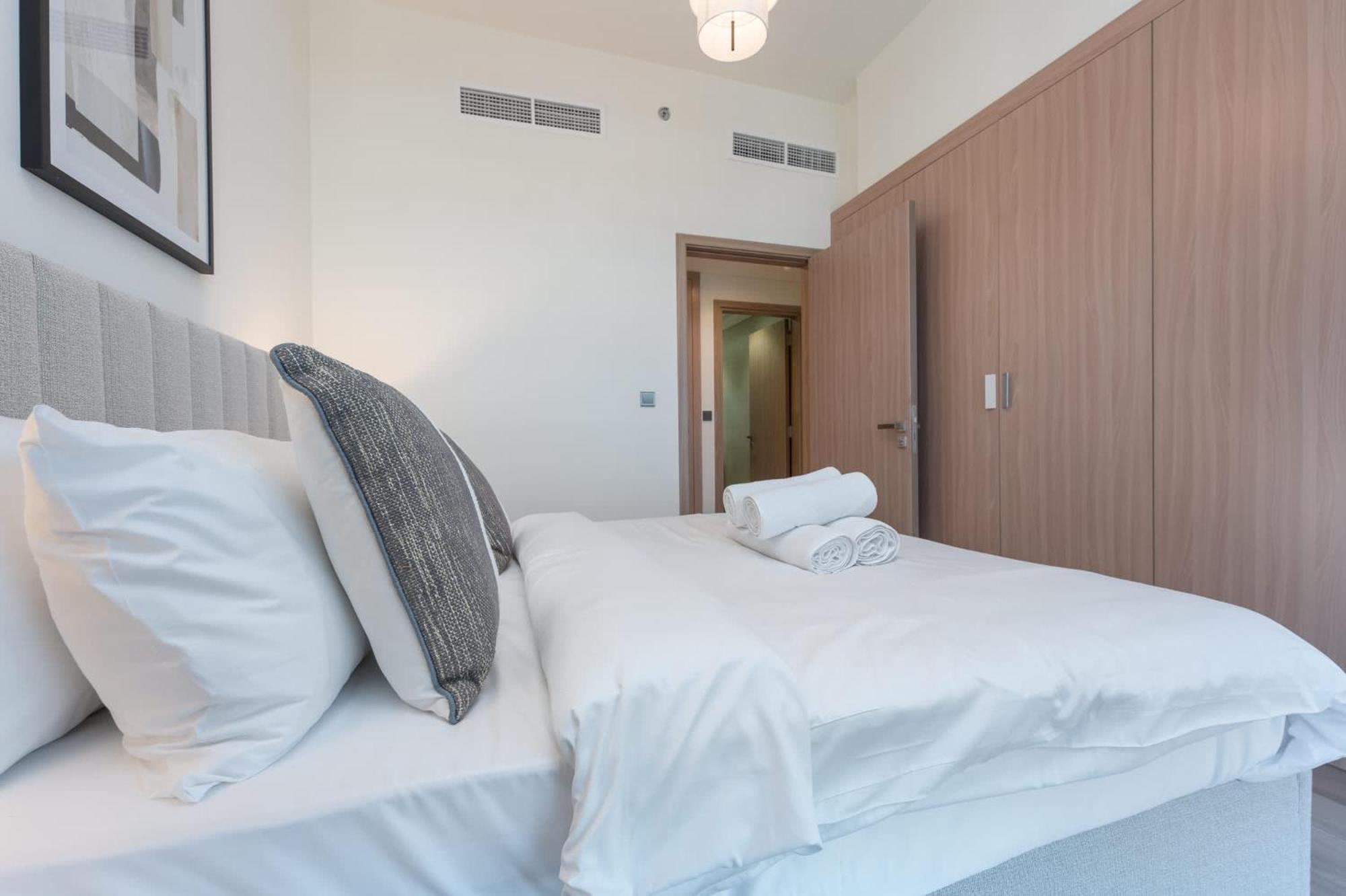 Apartamento Bright And Elegant 3-bedroom Escape Perfect For Families In Meydan Dubai