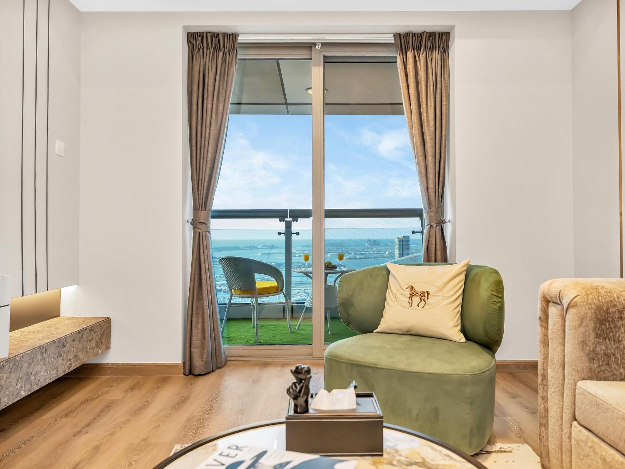 Lux New 2 Bhk - Full Sea View - Marina - 5 Min To - 100 Metres To Tram Apartamento Dubai