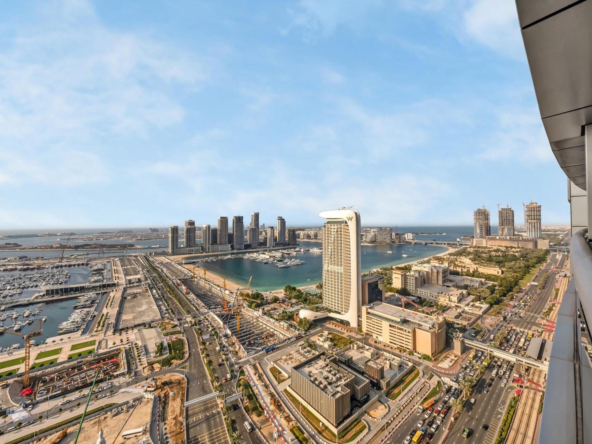 Lux New 2 Bhk - Full Sea View - Marina - 5 Min To - 100 Metres To Tram Apartamento