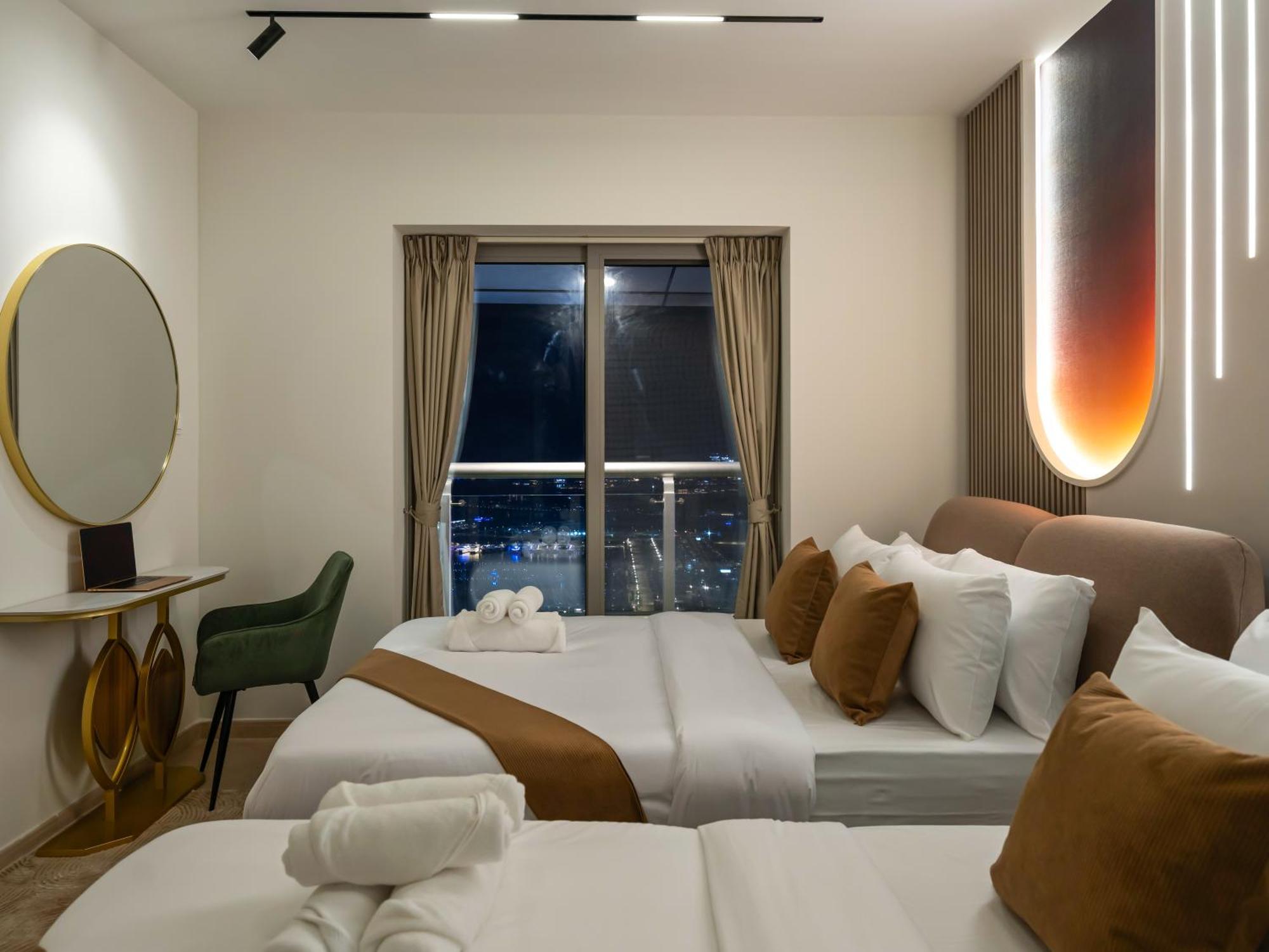 Lux New 2 Bhk - Full Sea View - Marina - 5 Min To - 100 Metres To Tram Apartamento Dubai