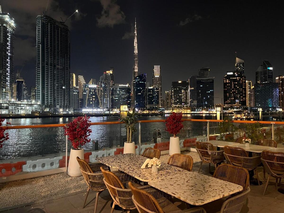 Panoramic! Burj Khalifa And Canal View! * Dubai