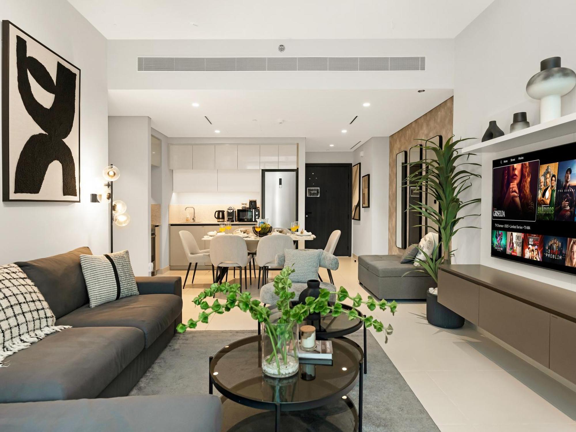 Sleek And Spacious 1 Bedroom With Private Infinity Pool In Harbour Apartamento Dubai