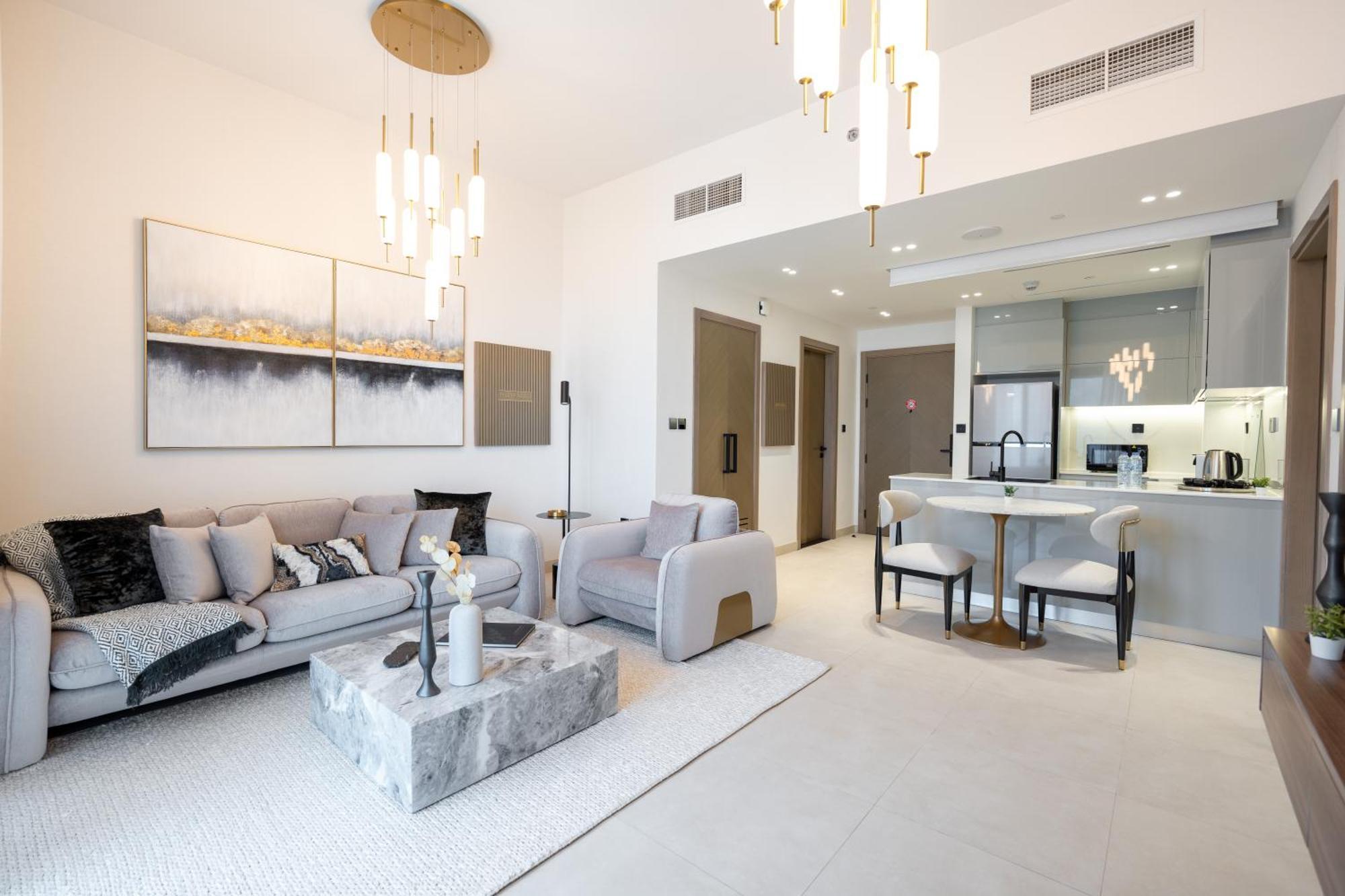 Apartment Keyrock Living - Binghatti Canal Sky Retreat