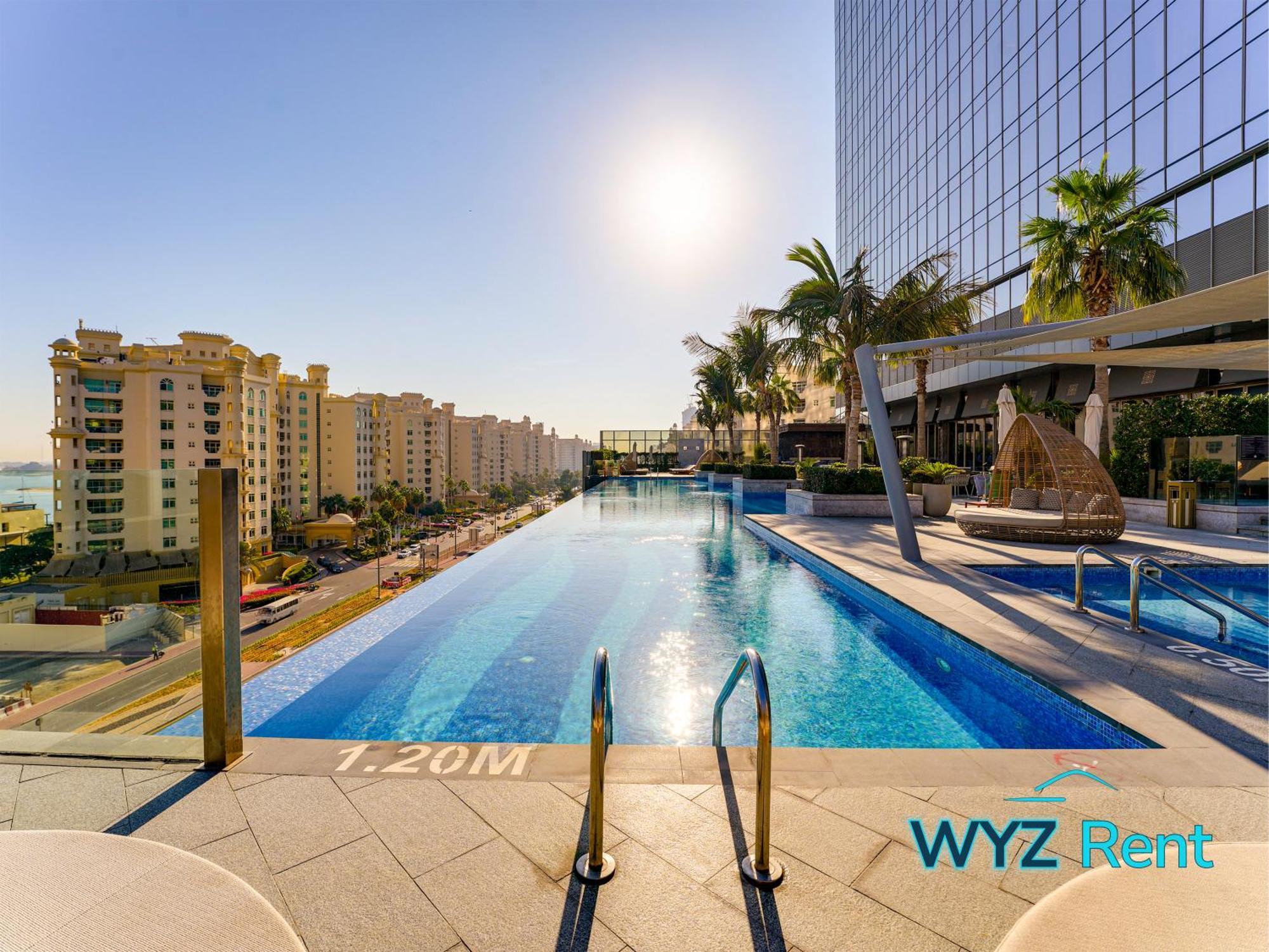 Breathtaking 1br In Palm Tower, With Sea View Apartamento *