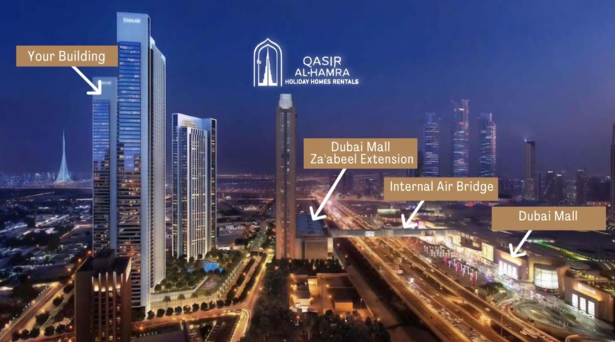 Amazing 2br Burj Khalifa View Steps Walk To Dubaimall