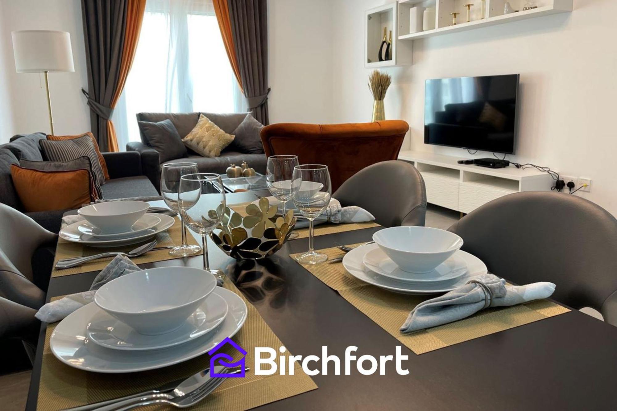 Birchfort - Newly Renovated Unique 1 Bedroom Daire Dubai