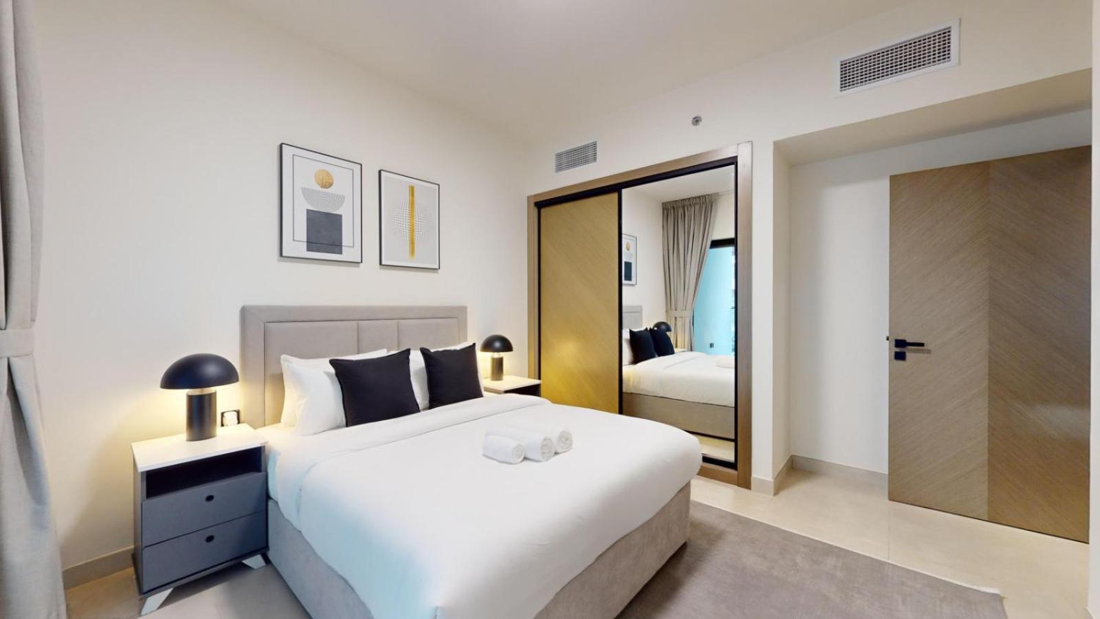 Apartment Binghatti Creek - Chic Two Bedroom In Al Jadaf *