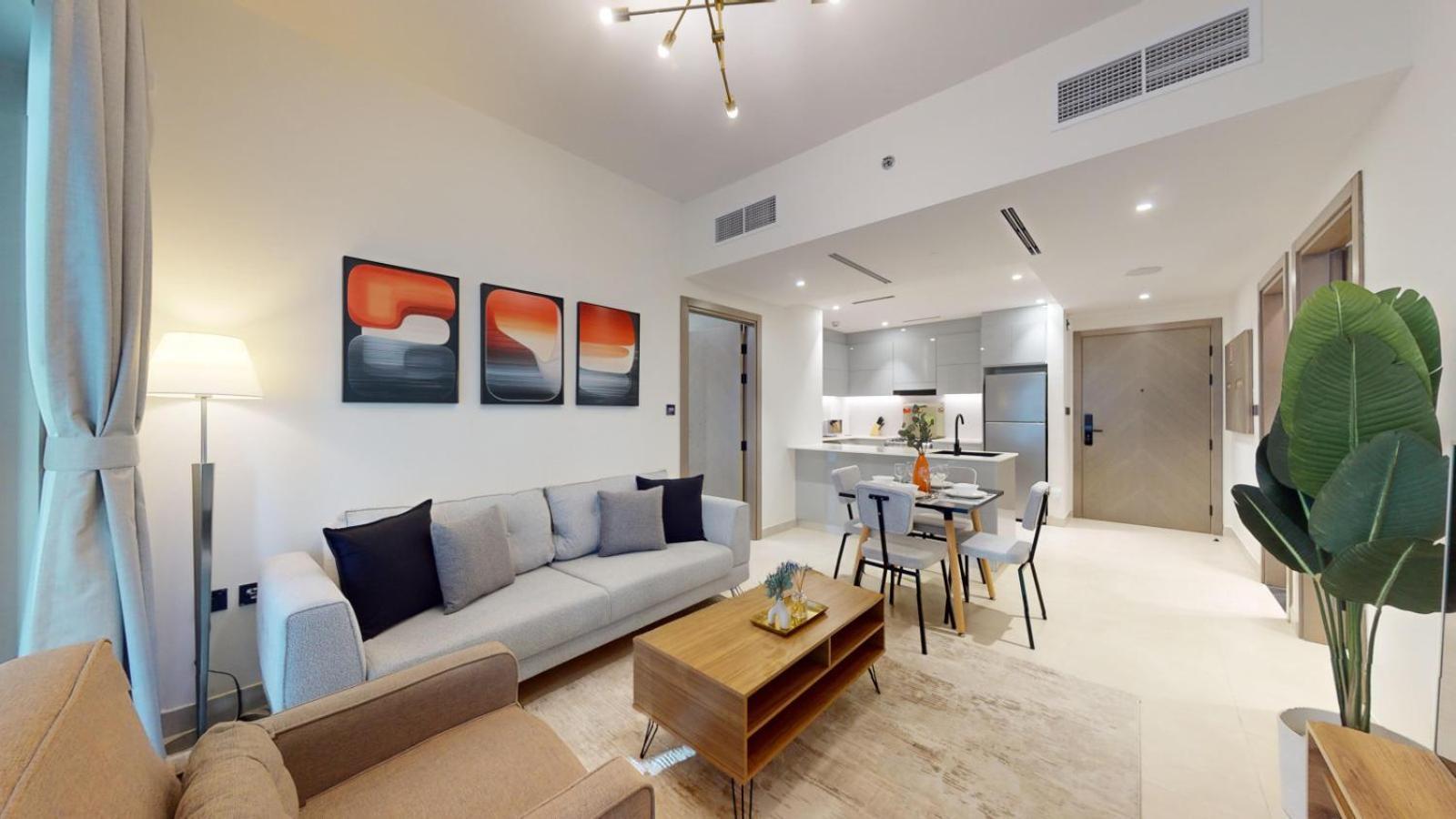 Binghatti Creek - Chic Two Bedroom In Al Jadaf Apartment
