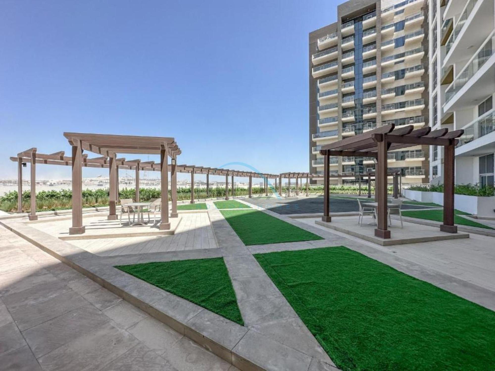 Community View With Exclusive Private Balcony, Azizi Star, Jebel Ali By Deluxe Homes Apartment *