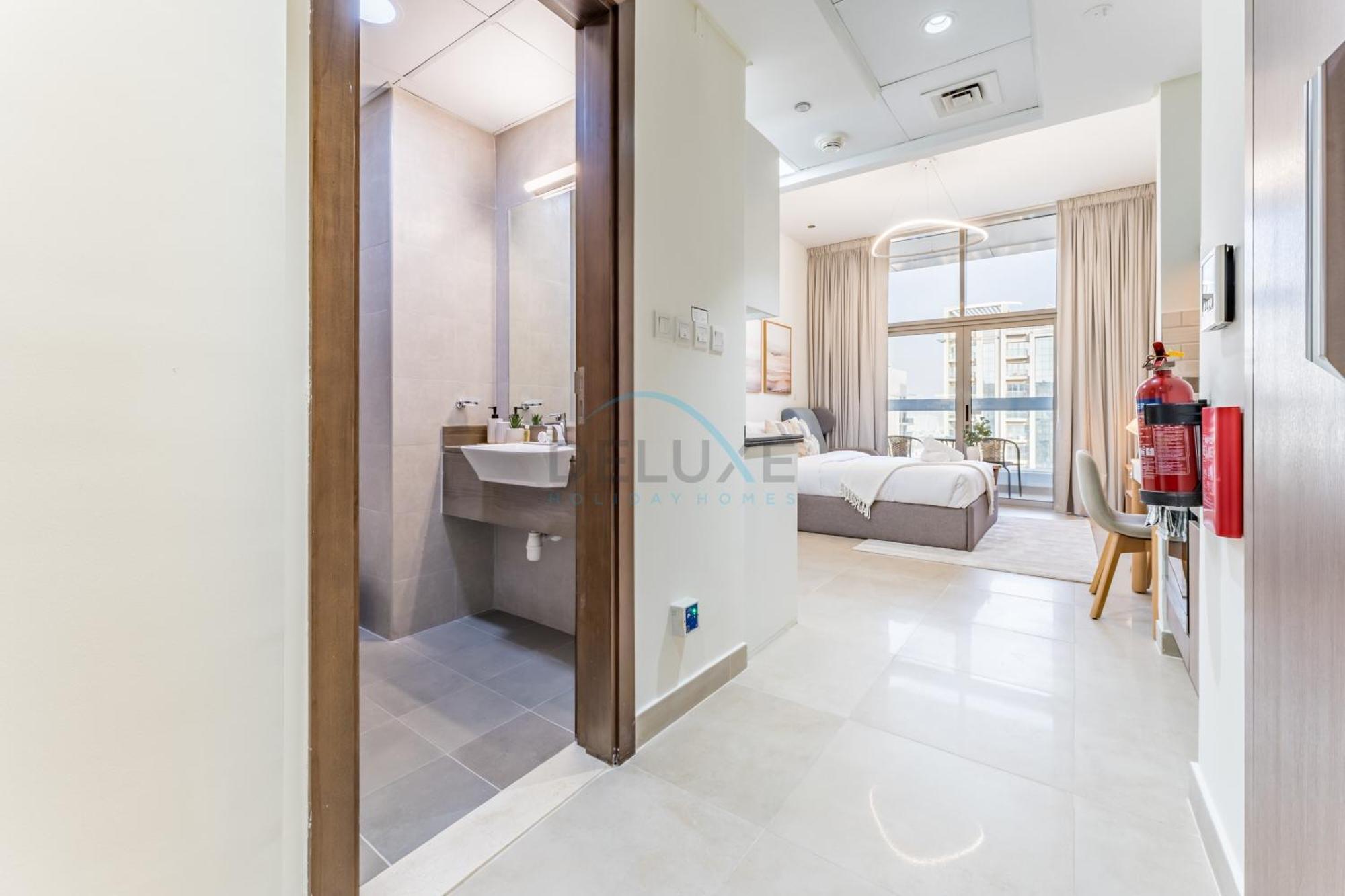Community View With Exclusive Private Balcony, Azizi Star, Jebel Ali By Deluxe Homes * Dubai