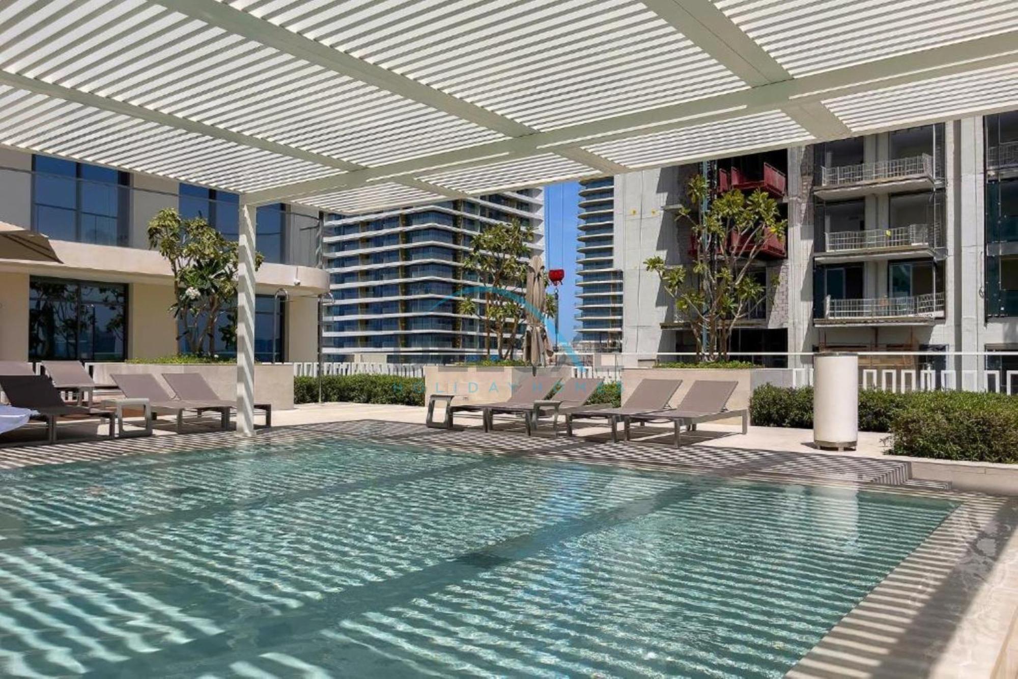 Apartment Harbour & Sea Views 1 Bedroom Near Key Landmarks, Marina Vista T1, Emaar Beachfront By Deluxe Homes