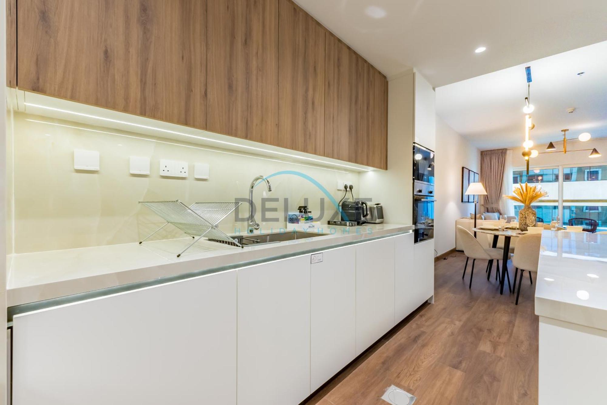 Revamped 1br Unit With Partial Sea & Palm Jumeirah Views Close To , Elite Residence, Marina By Deluxe Homes Apartment *