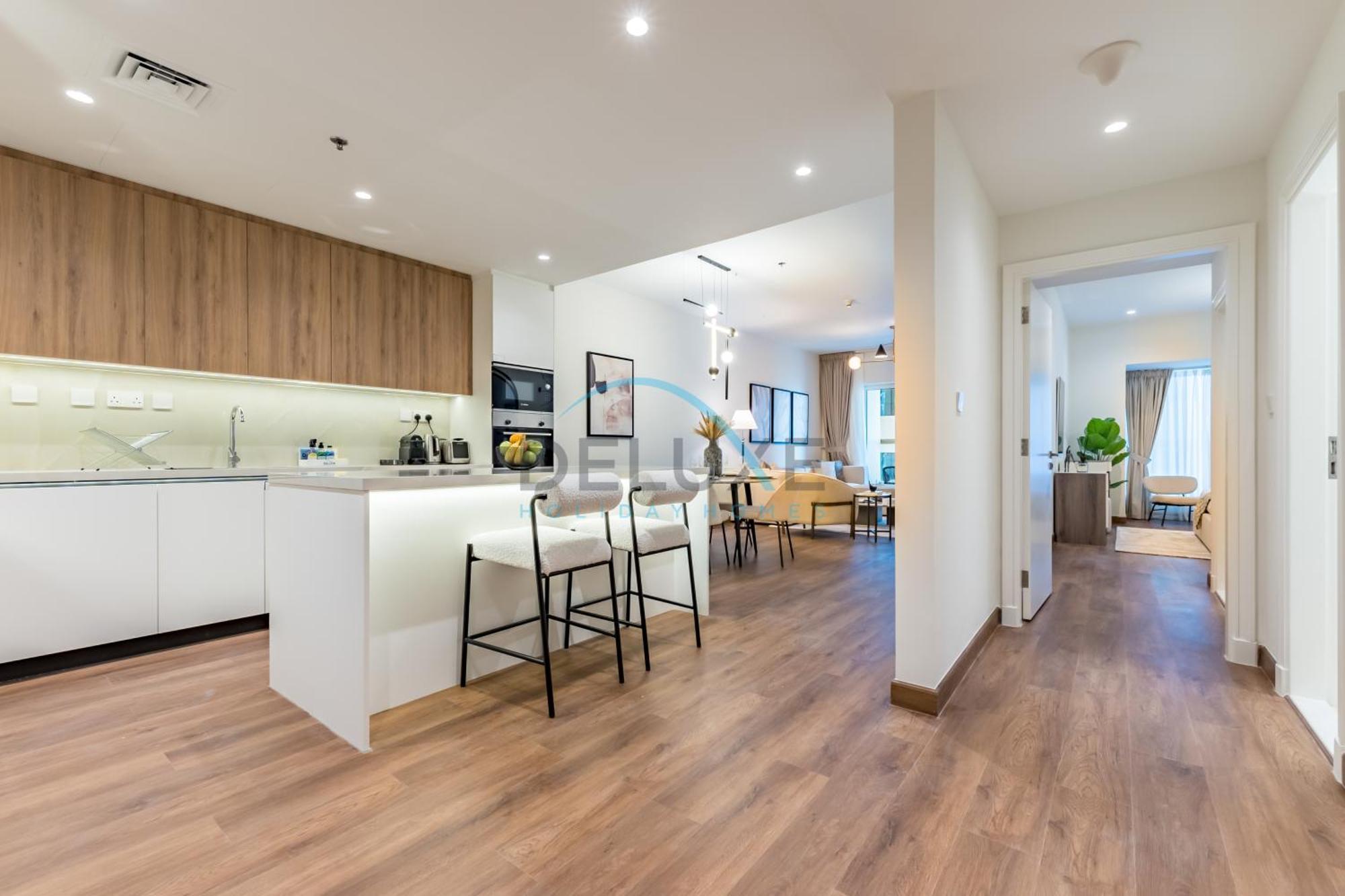 Revamped 1br Unit With Partial Sea & Palm Jumeirah Views Close To , Elite Residence, Marina By Deluxe Homes *